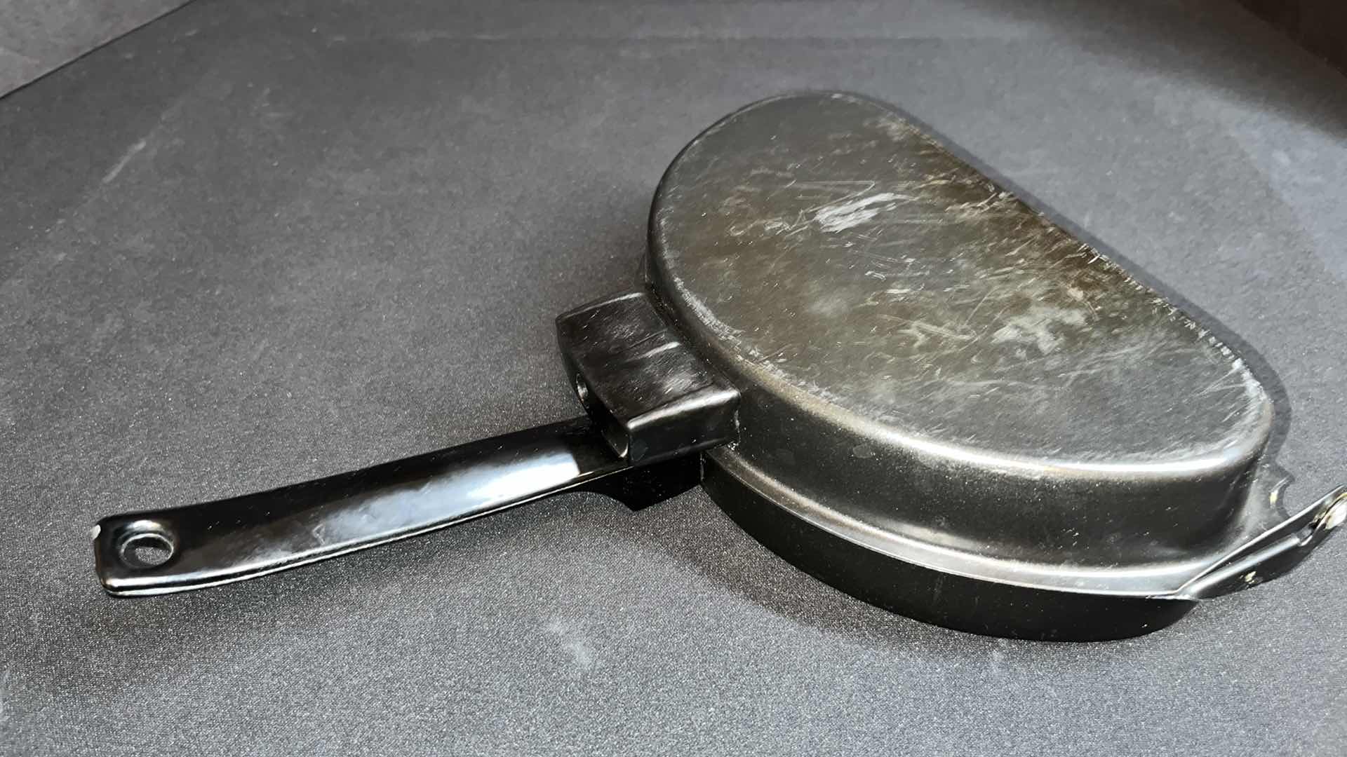 Photo 1 of NON-STICK FOLDING OMELETTE PAN DOUBLE SIDED COOKER, CROCK POT STONEWARE DLOW COOKER LITTLE DIPPER 4.5” (MODEL 32041) & MIRACLE WARE MICROWAVABLE OMELETTE COOKER