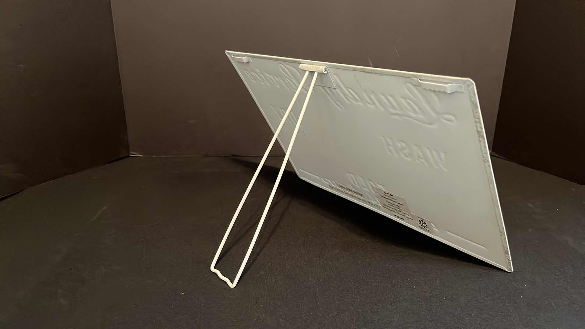 Photo 1 of BLACK&DECKER LIGHT N EASY SPRAY STEAM DRY IRON, HARTMAN PROTECH 1600 BLOW DRYER (MODEL E1600P) & VINTAGE STYLE LAUNDRY SERVICE METAL TIN DECOR 13” X 9”