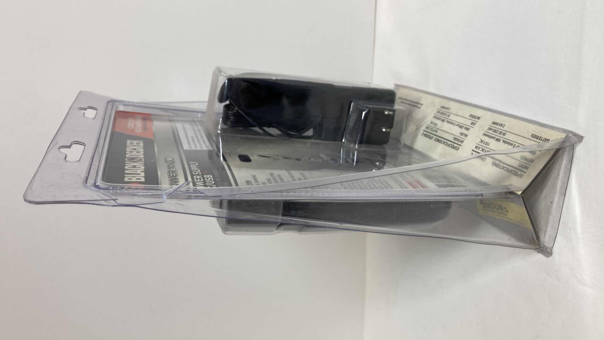 Photo 1 of BLACK & DECKER CORDLESS RECHARGEABLE AC/USB POWER SUPPLY MODEL CPI20XB-C