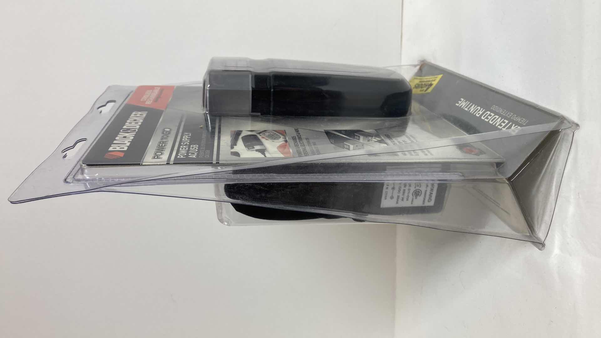 Photo 1 of BLACK & DECKER CORDLESS RECHARGEABLE AC/USB POWER SUPPLY MODEL CPI20XB-C