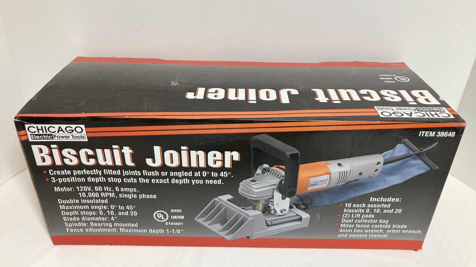 Photo 1 of CHICAGO ELECTRIC POWER TOOLS BISCUIT JOINTER MODEL 38648