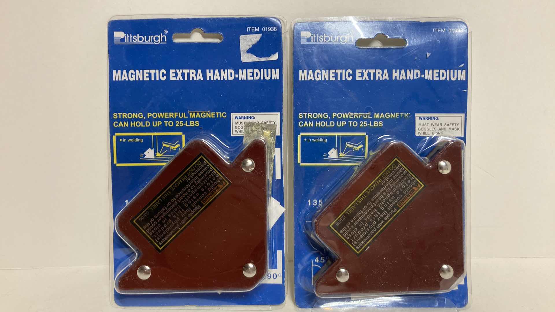 Photo 1 of CORNER CLAMP MODEL 38661 & PITTSBURGH MAGNETIC MEDIUM EXTRA HAND (2)