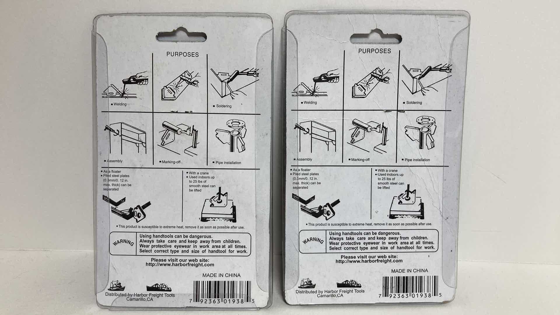 Photo 1 of CORNER CLAMP MODEL 38661 & PITTSBURGH MAGNETIC MEDIUM EXTRA HAND (2)