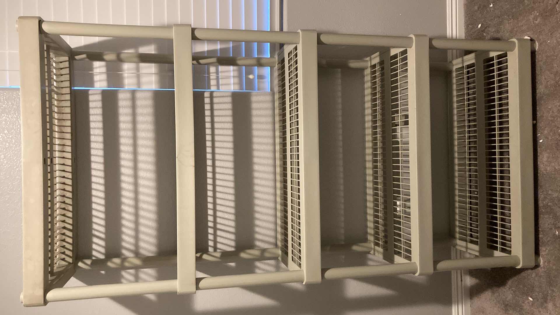 Photo 1 of KETER PLASTIC ADJUSTABLE SHELF 36” X 18” H74.5”