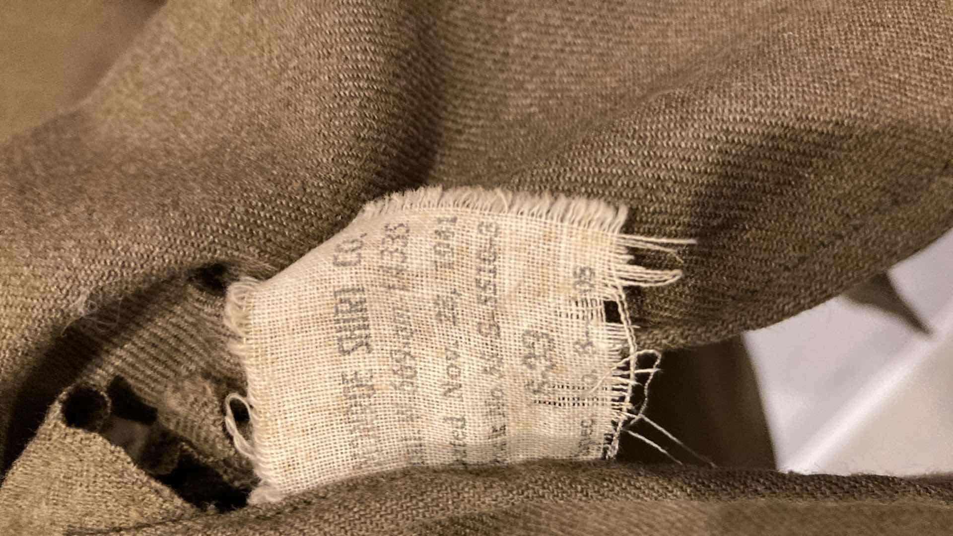 View 5 of MONROE SHIRT CO. WW2 US ARMY AIR CORP UNIFORM SHIRT 16-33 NOV 8 1941