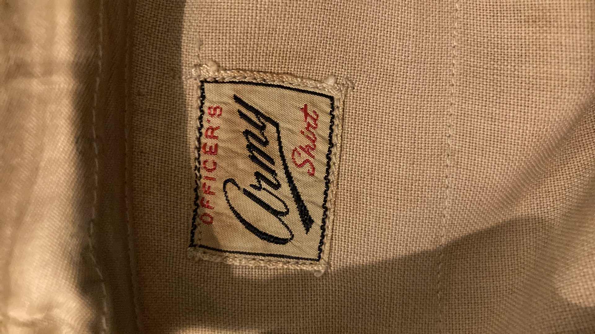 Photo 1 of US ARMY OFFICER AIR CORP UNIFORM SHIRT XL