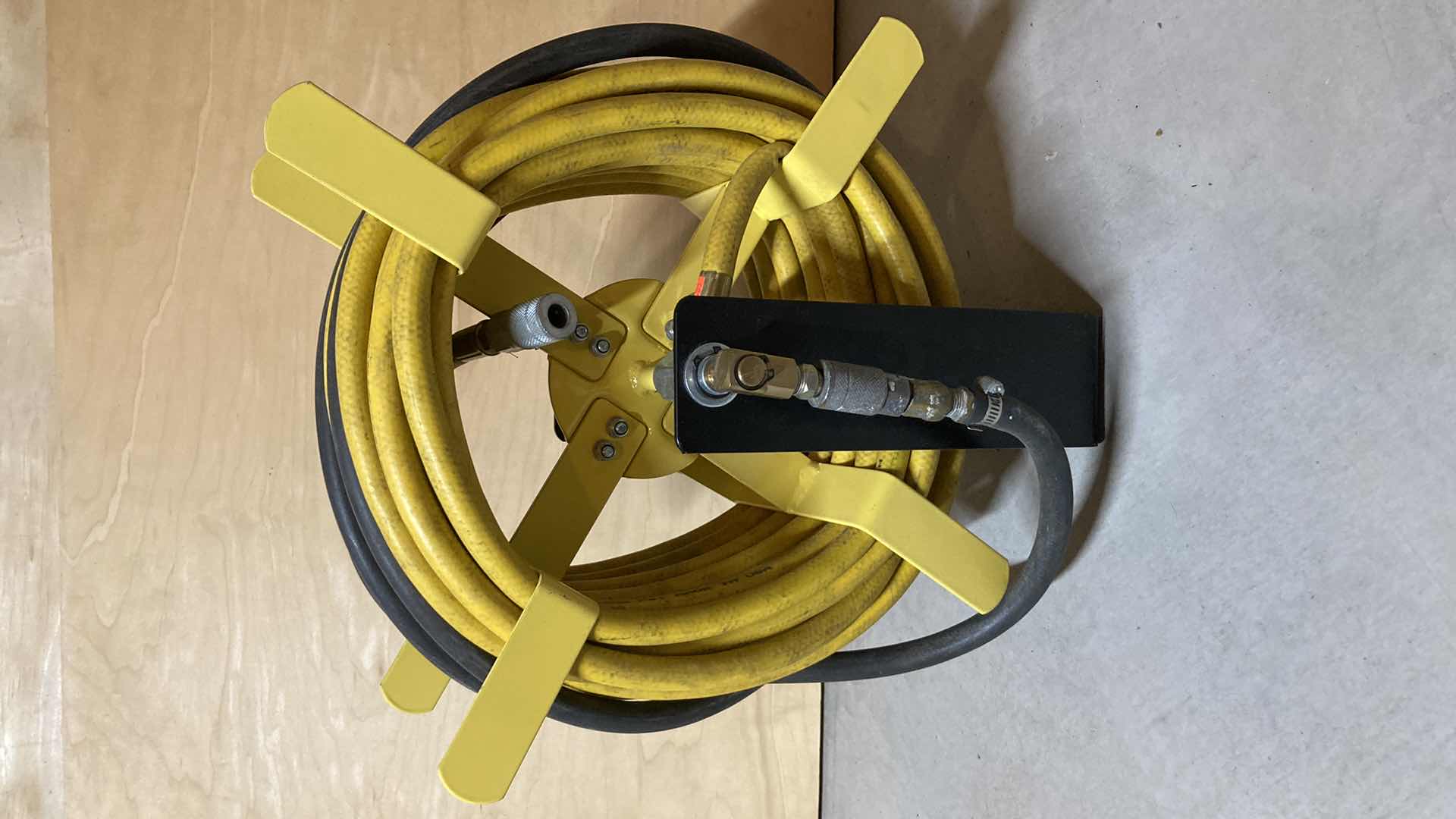 Photo 1 of COMPRESSOR HOSE W REEL & ATTACHMENTS