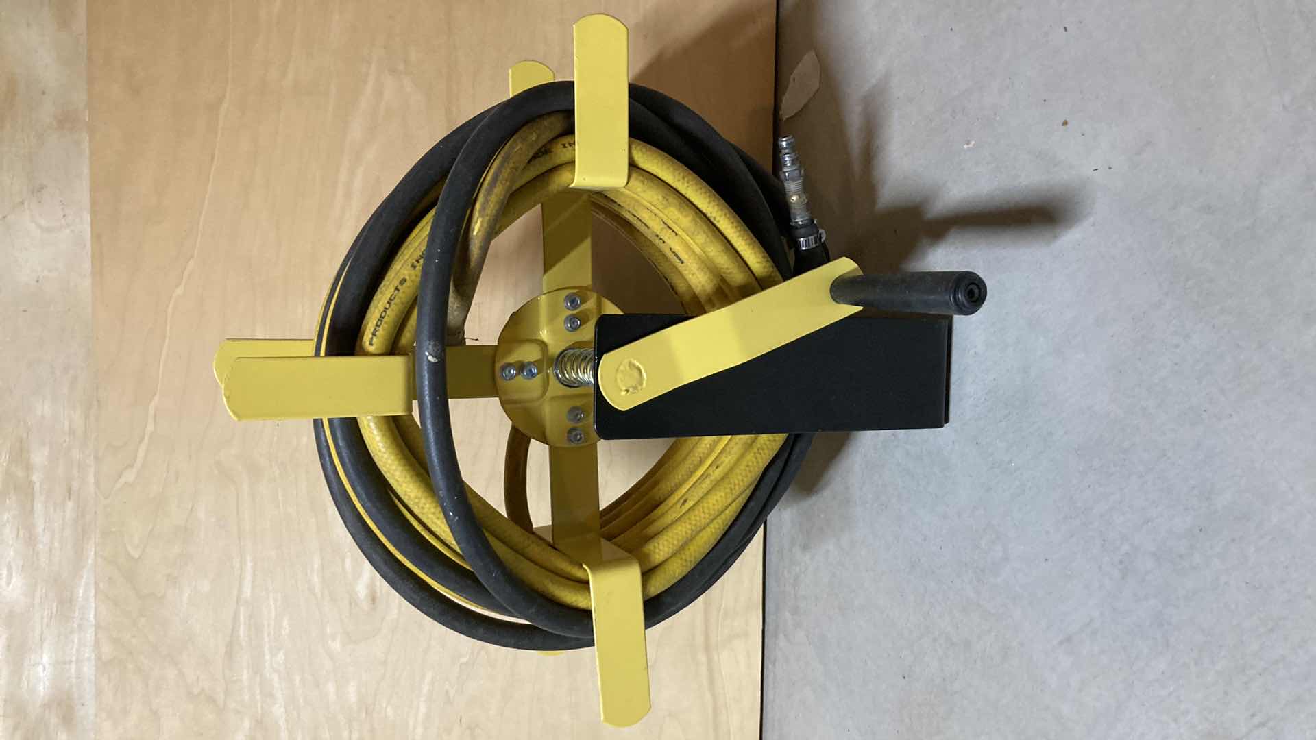 Photo 1 of COMPRESSOR HOSE W REEL & ATTACHMENTS