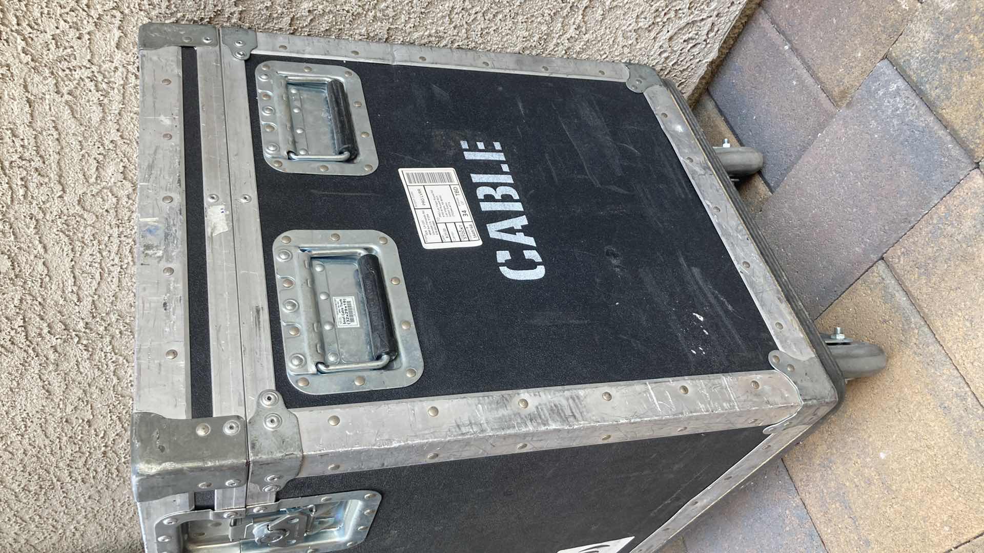 Photo 1 of CABLE TRUNK ON CASTERS 32” X 19” H29”