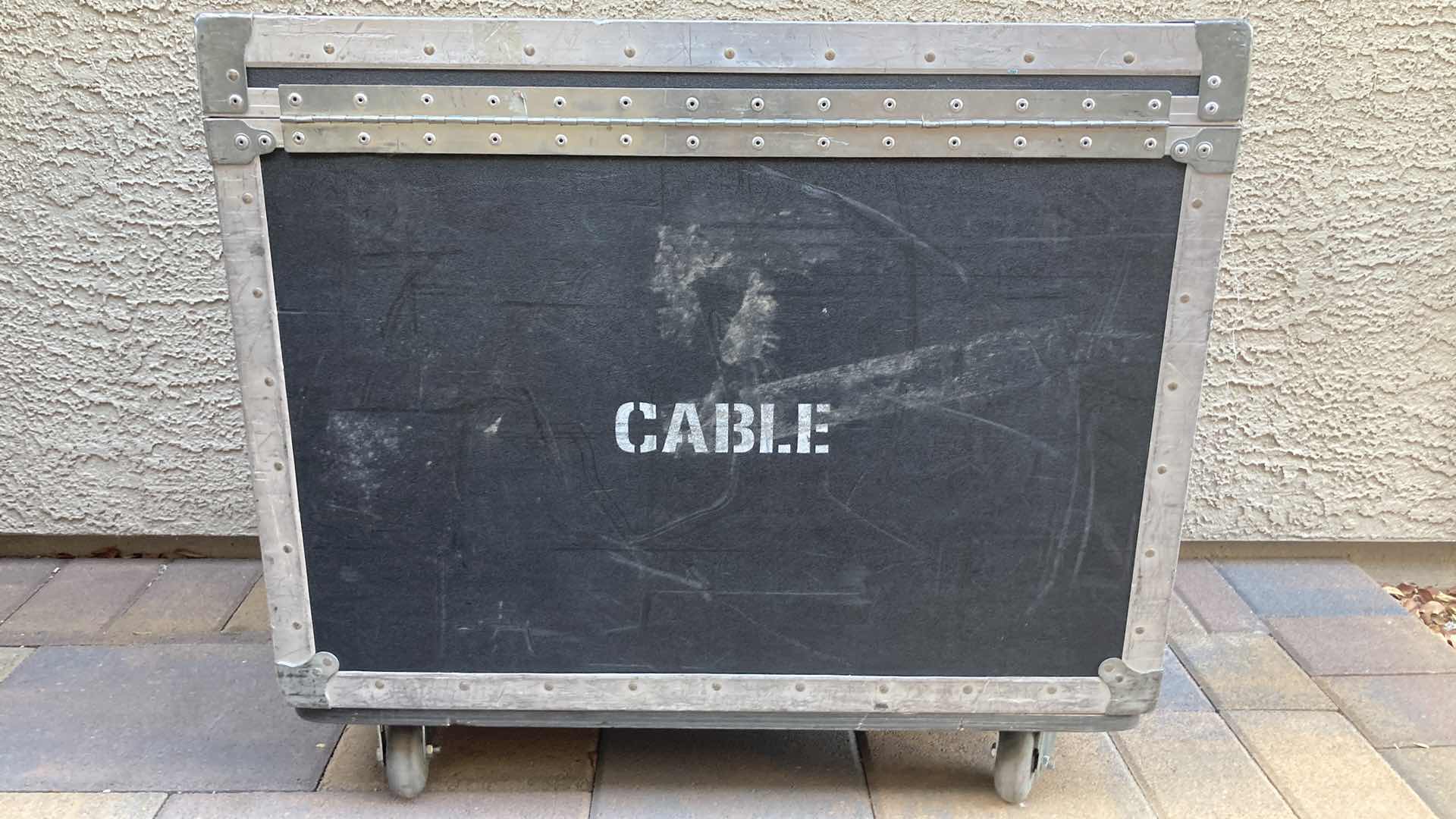 Photo 1 of CABLE TRUNK ON CASTERS 32” X 19” H29”