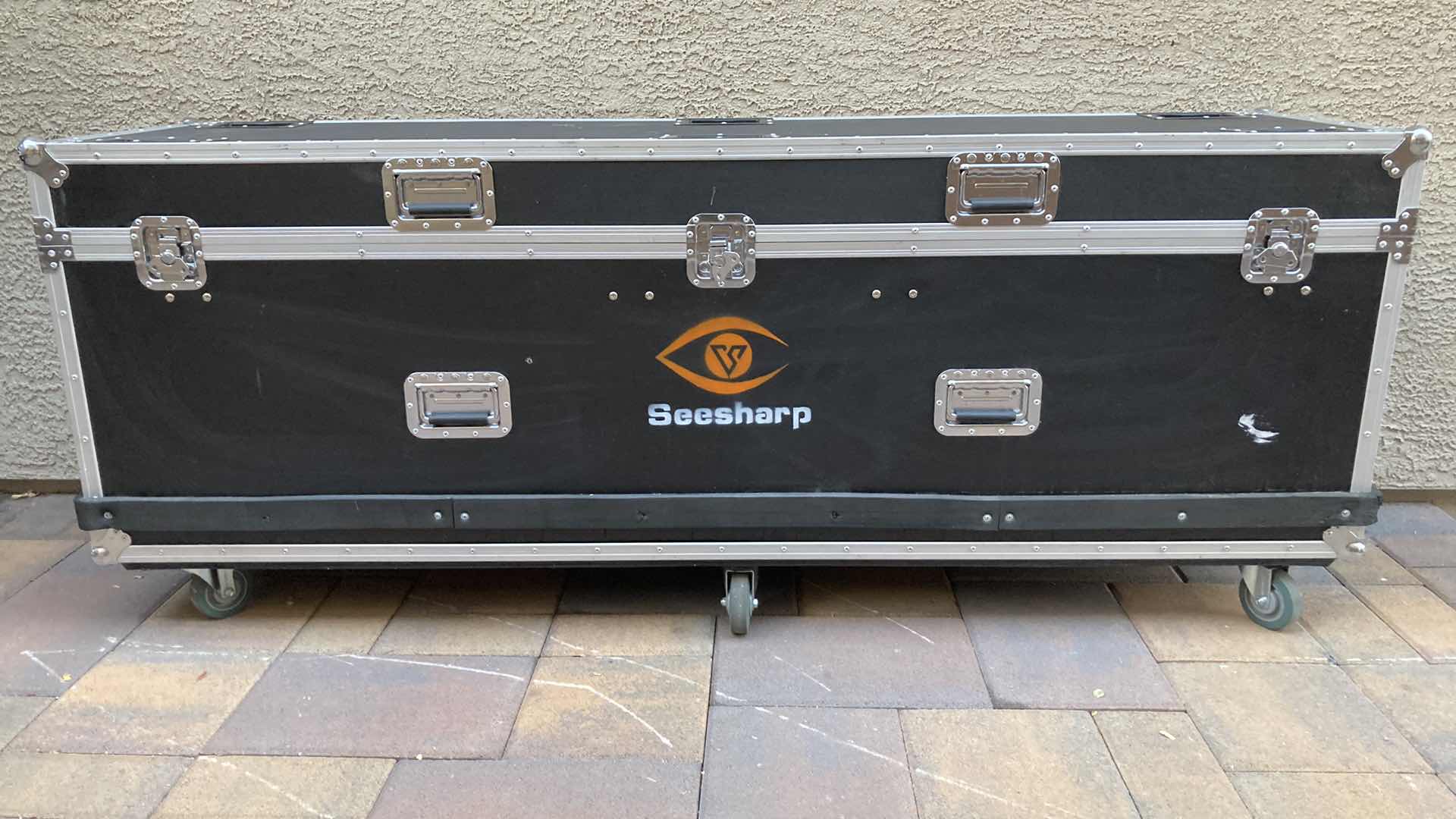 Photo 1 of T BRISUN CASE CO STAGE CASE ON CASTERS 80” X 22” H32”