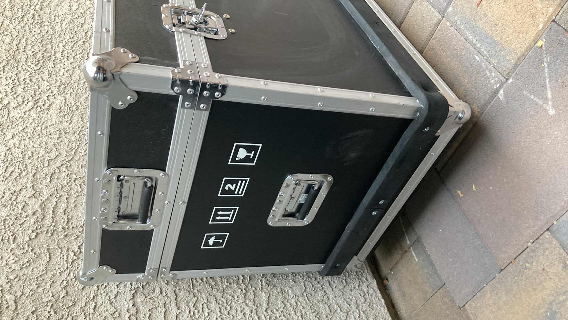 Photo 1 of T BRISUN CASE CO STAGE CASE ON CASTERS 80” X 22” H32”