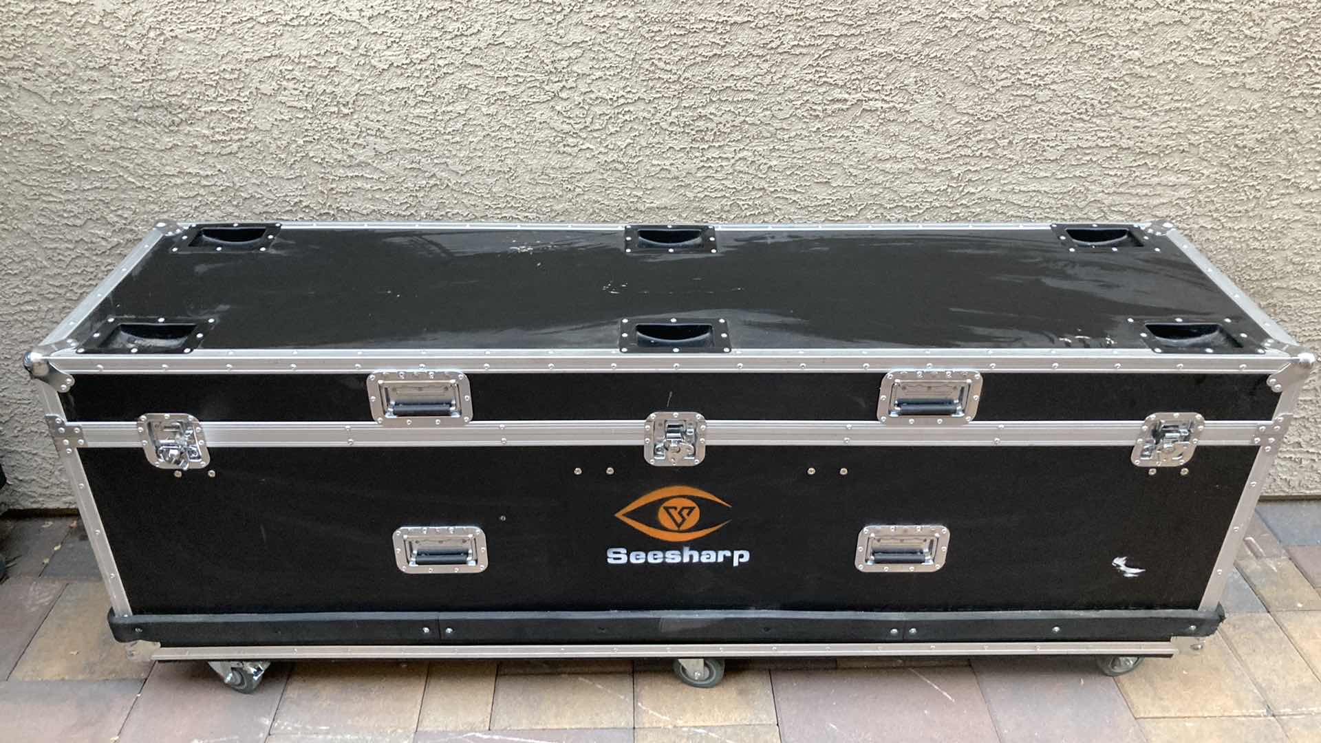 Photo 1 of T BRISUN CASE CO STAGE CASE ON CASTERS 80” X 22” H32”