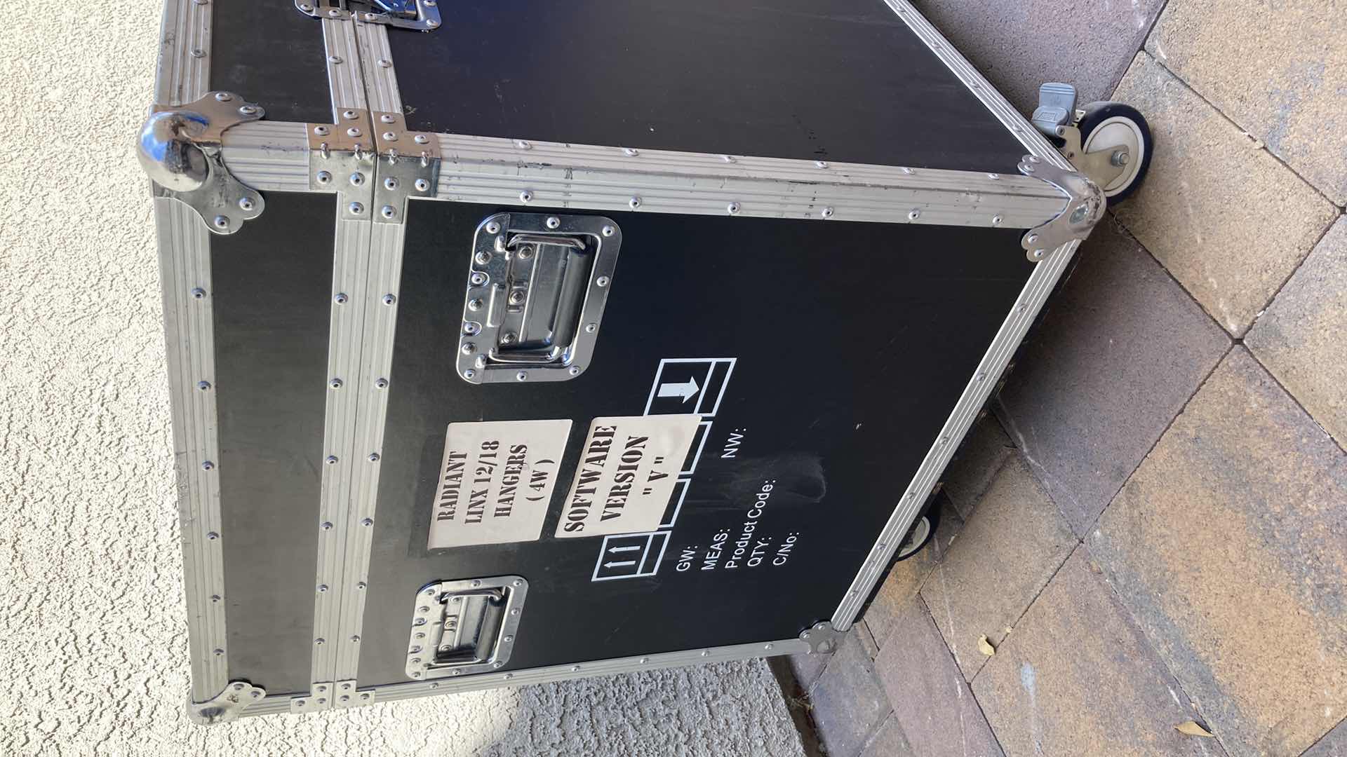 Photo 1 of STAGE CASE ON CASTERS 50” X 26” H34”