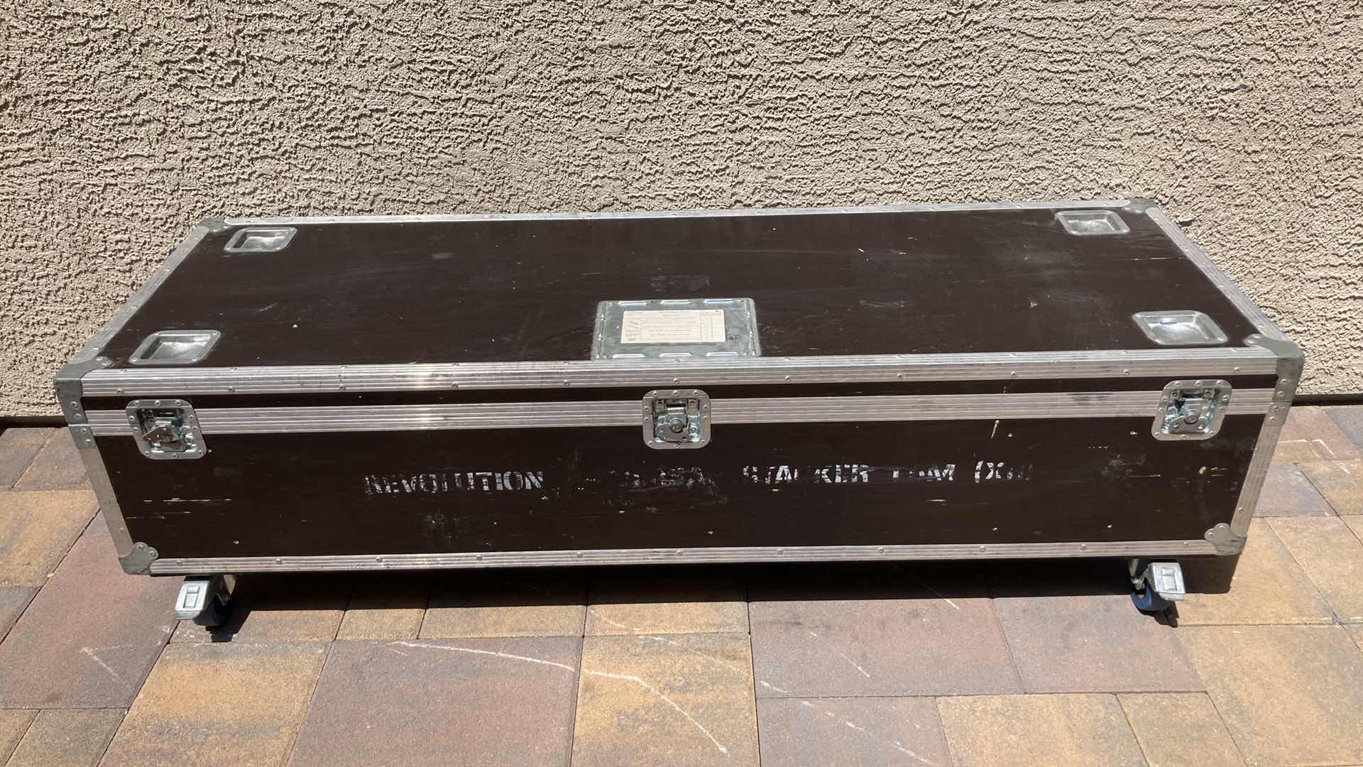 Photo 1 of STAGE CASE ON CASTERS 71” X 23” H20”