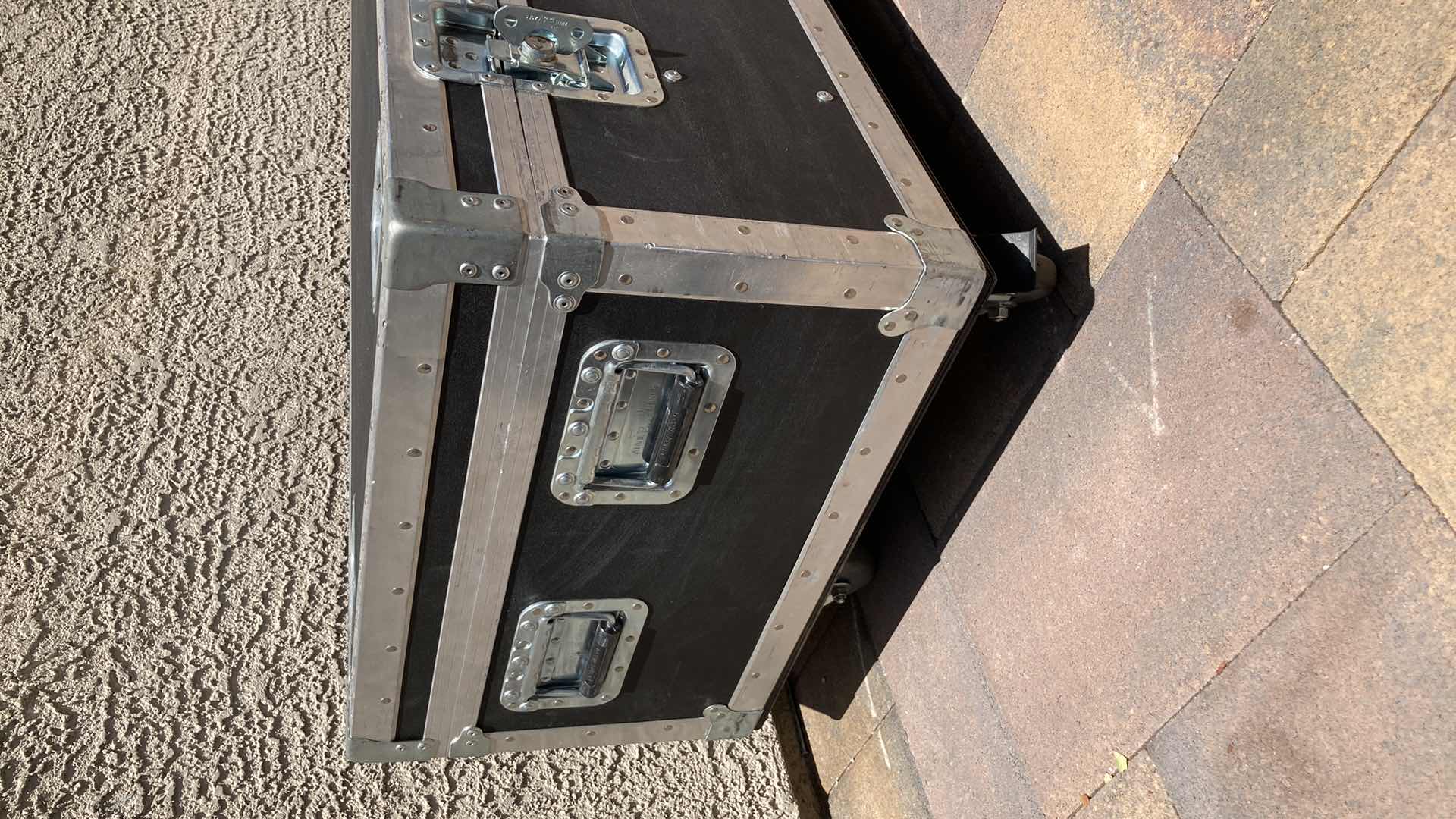 Photo 1 of ANVIL CASES STAGE CASE ON CASTERS W REVOLUTION UNIVERSAL STACKER KIT 71” X 23” H20”