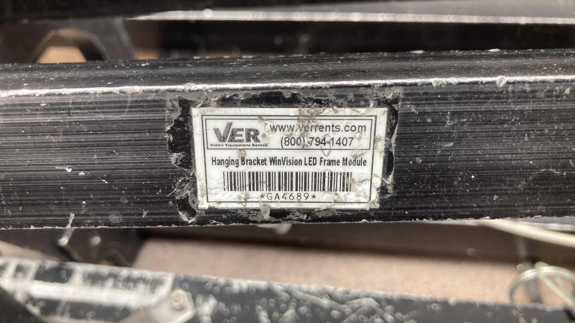 Photo 12 of CALZONE CASES CO STAGE CHEST ON CASTERS W RADIANT HANGERS (8) & HANGING BRACKET LED FRAME MODULES (16) 32” X 24” H34”