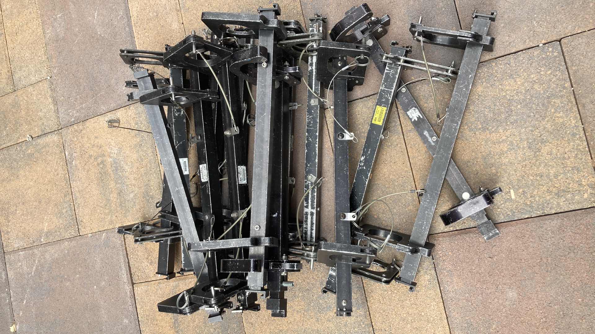 Photo 9 of CALZONE CASES CO STAGE CHEST ON CASTERS W RADIANT HANGERS (8) & HANGING BRACKET LED FRAME MODULES (16) 32” X 24” H34”