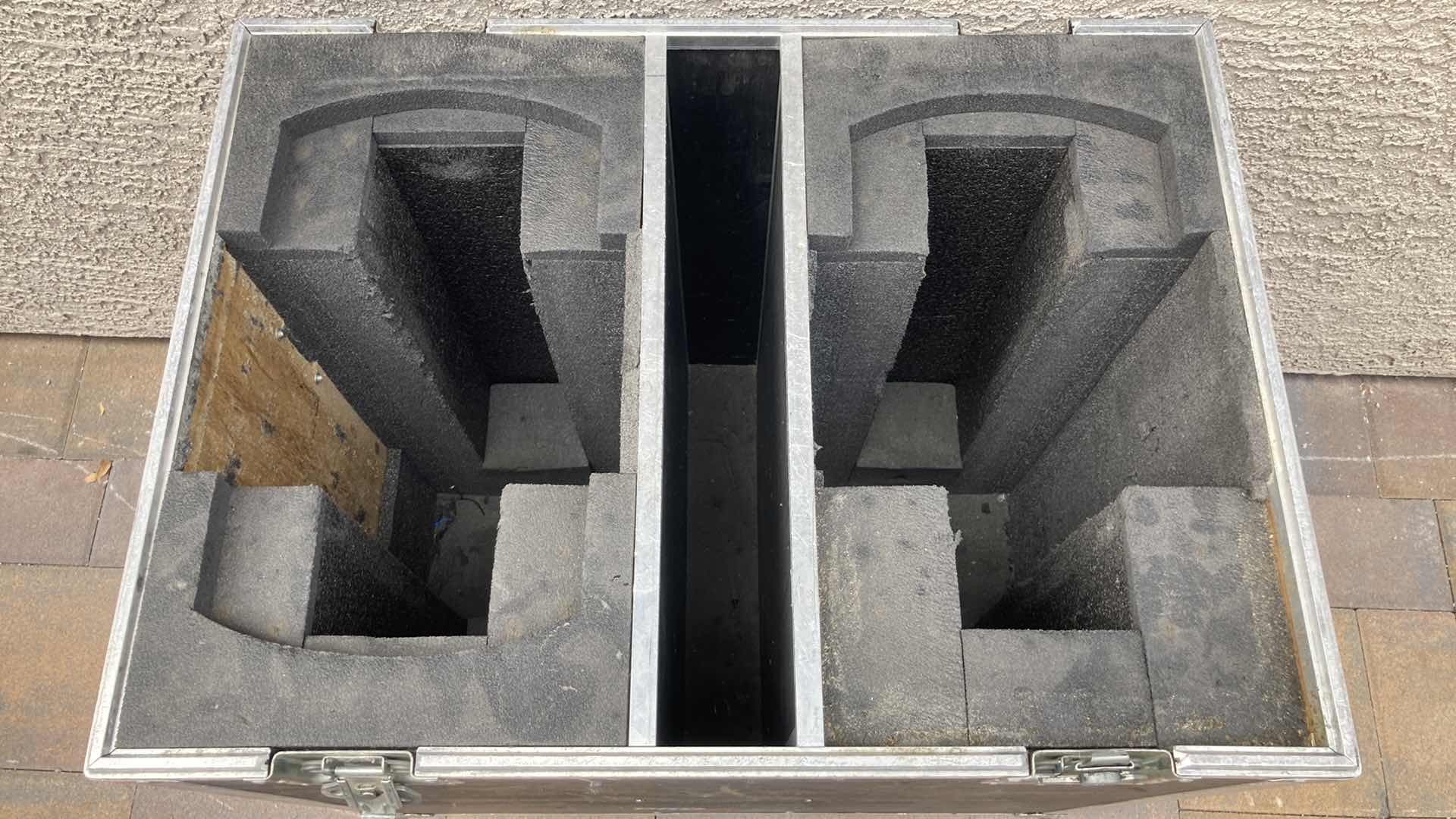 Photo 5 of CALZONE CASES CO STAGE CHEST ON CASTERS W RADIANT HANGERS (8) & HANGING BRACKET LED FRAME MODULES (16) 32” X 24” H34”