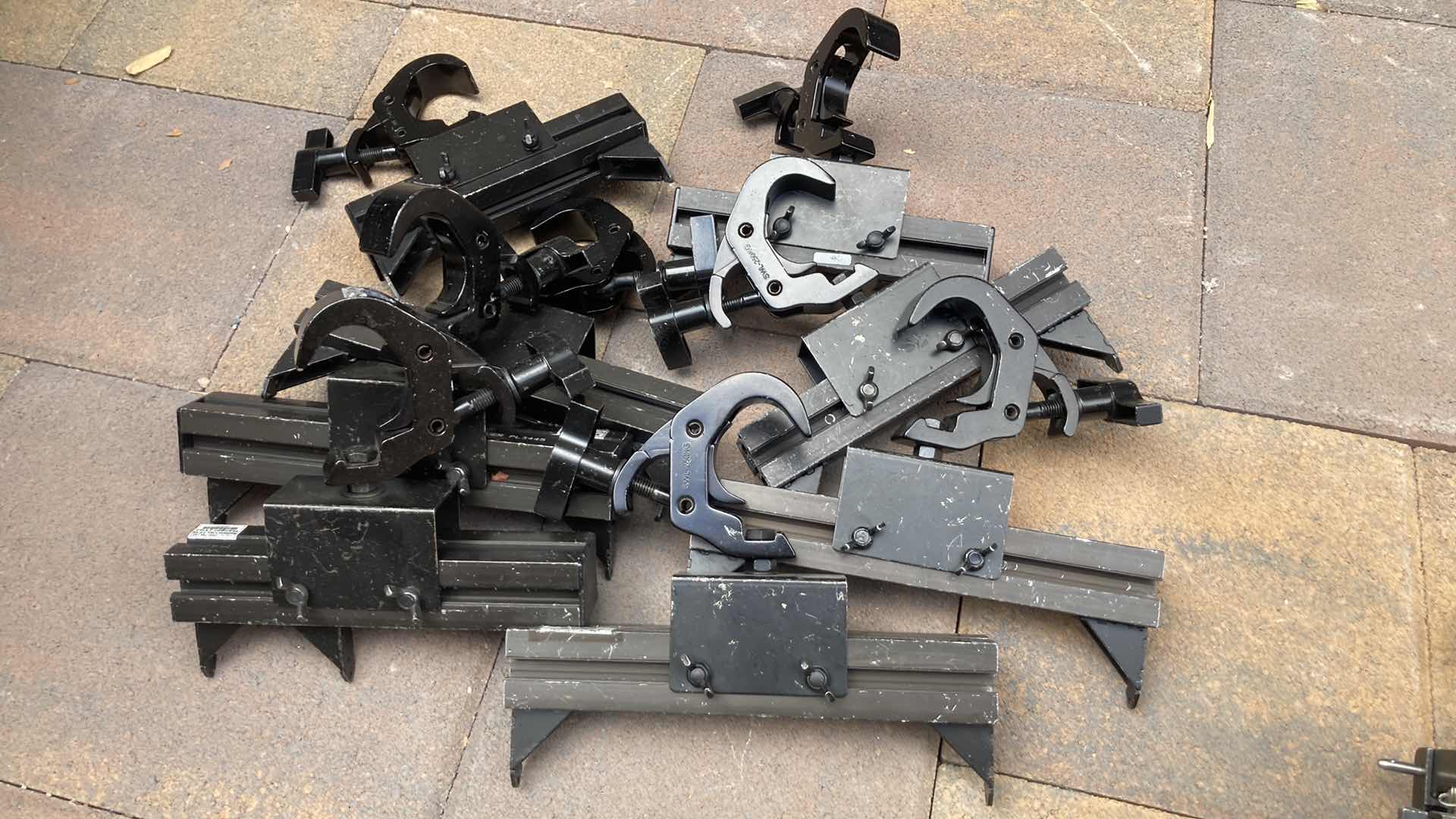 Photo 6 of CALZONE CASES CO STAGE CHEST ON CASTERS W RADIANT HANGERS (8) & HANGING BRACKET LED FRAME MODULES (16) 32” X 24” H34”