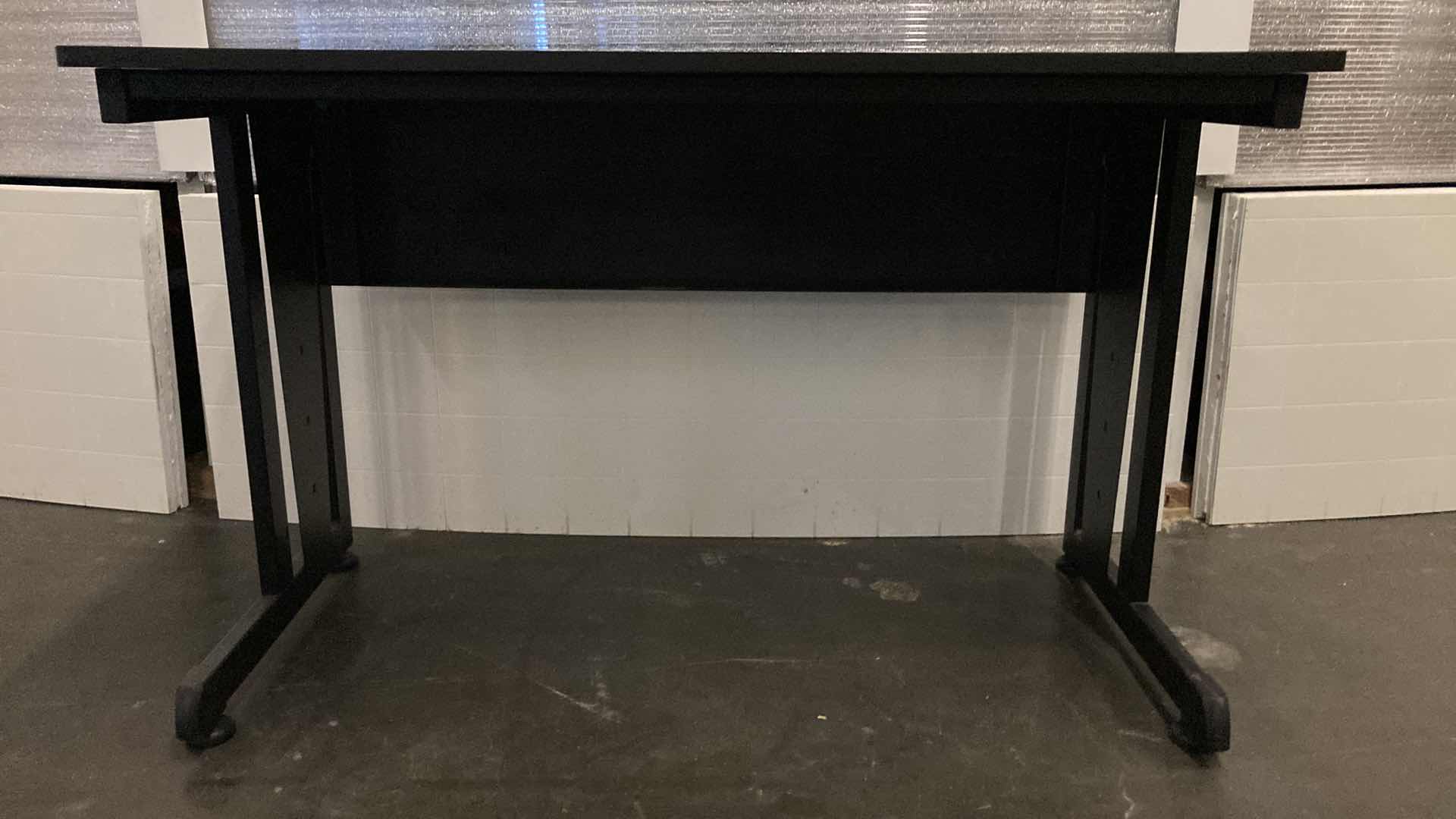Photo 1 of COMPUTER WORKSTATION BLACK DESK 47” X 24” H30”
