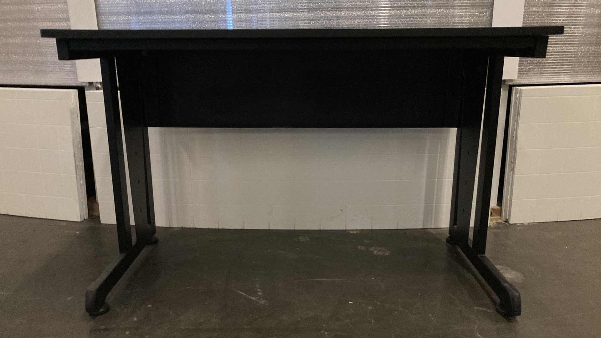 Photo 1 of COMPUTER WORKSTATION BLACK DESK 47” X 24” H30”