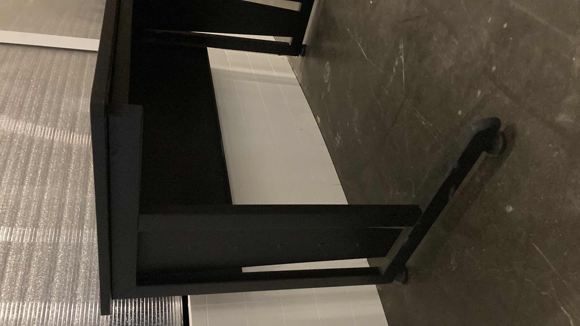 Photo 1 of COMPUTER WORKSTATION BLACK DESK 47” X 24” H30”