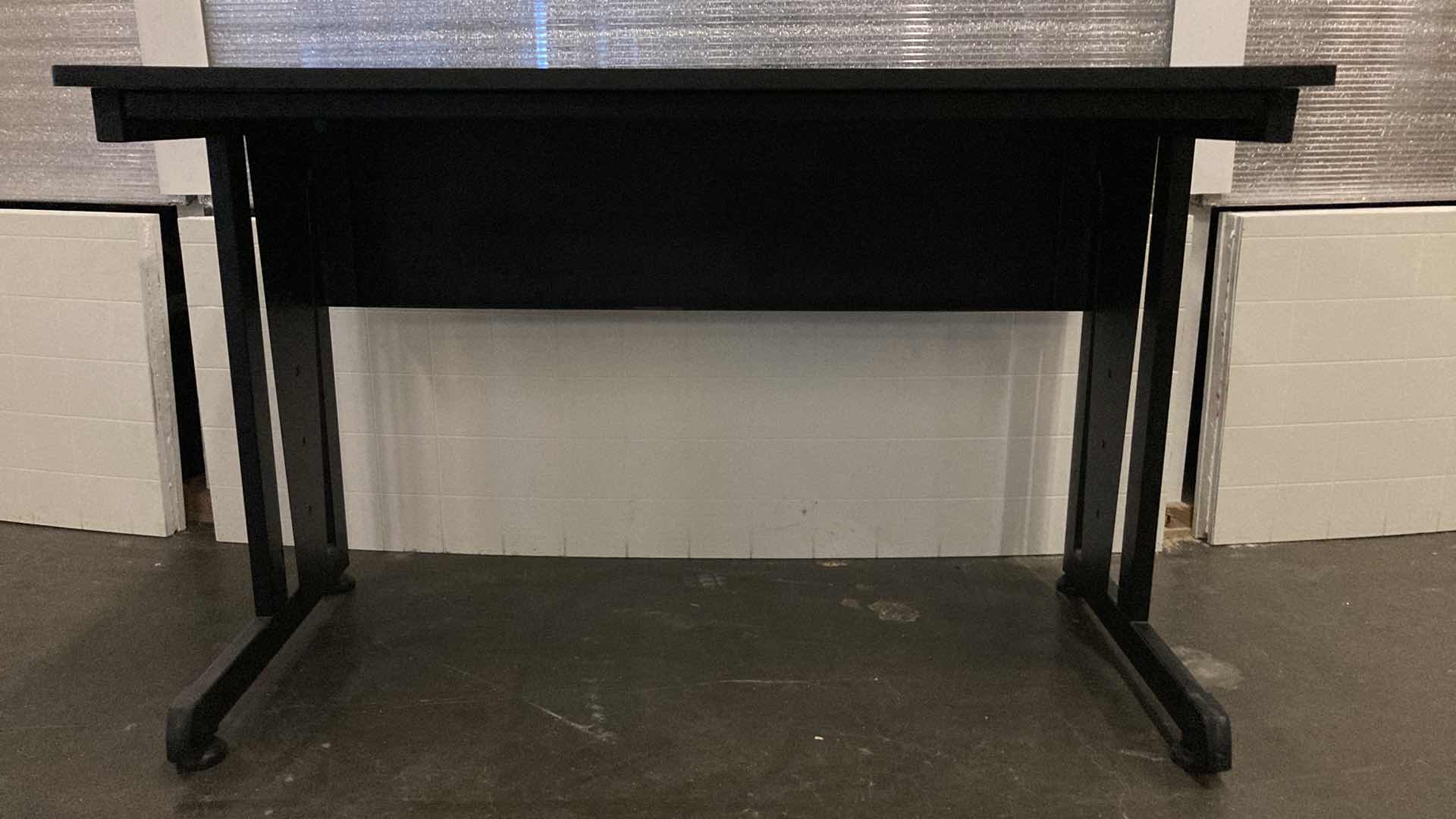 Photo 1 of COMPUTER WORKSTATION BLACK DESK 47” X 24” H30”