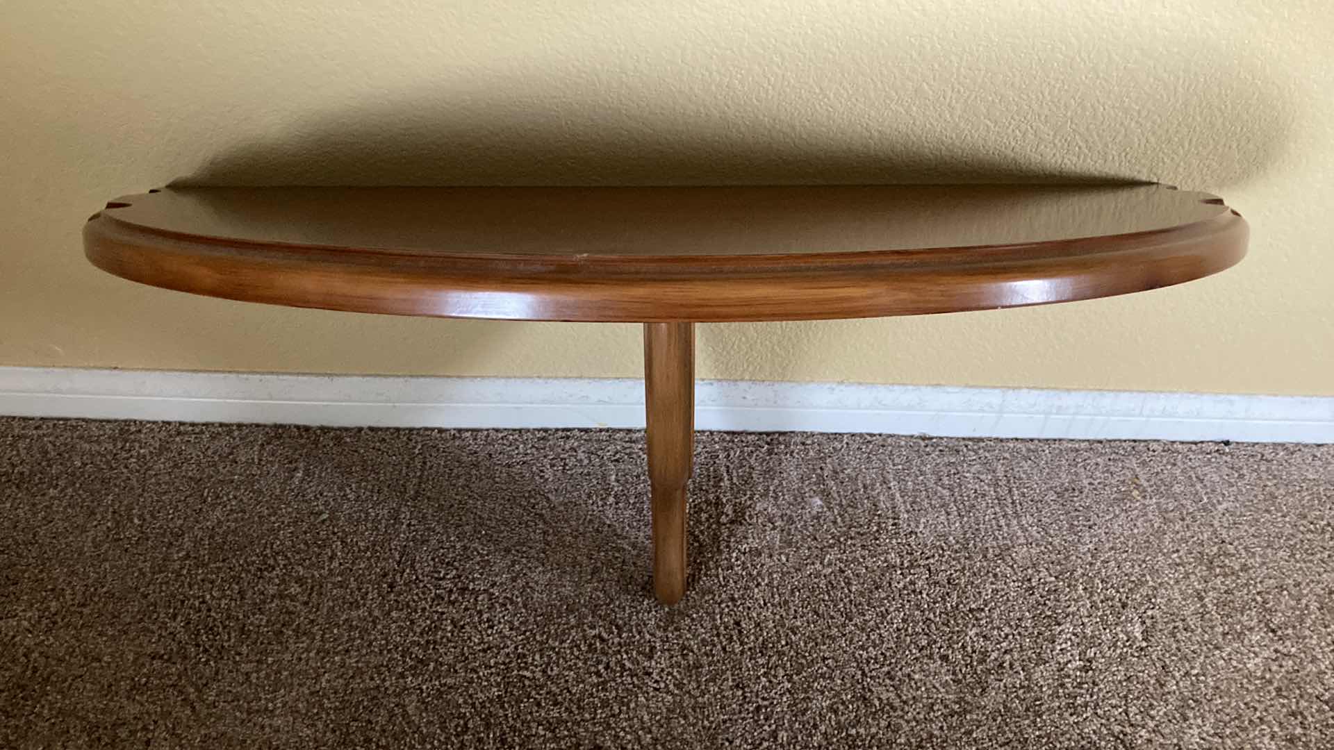 Photo 1 of BILLARDS WOOD WALL MOUNTED SHELF 36” X 18” H15” & 6 SLOT POOL CUE HOLDER RACK