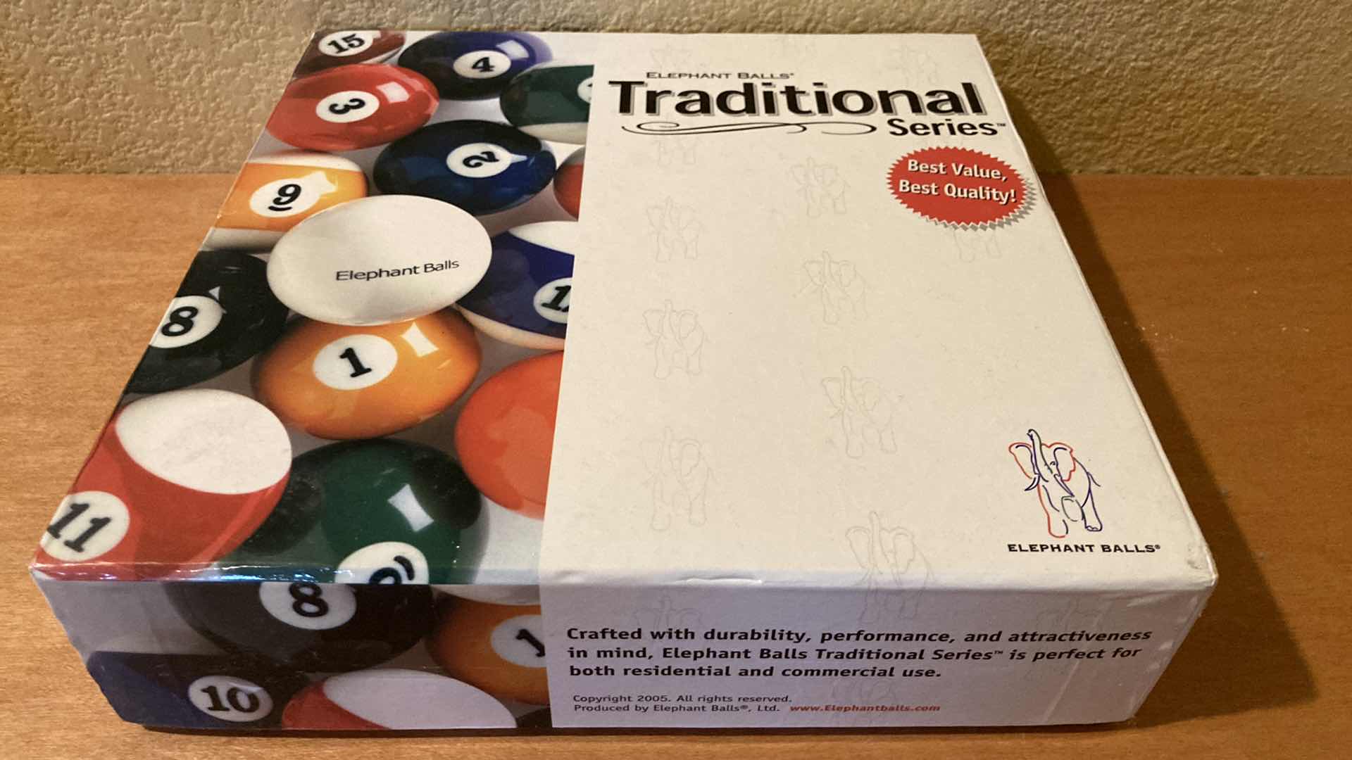 Photo 1 of ELEPHANT BALLS TRADITIONAL SERIES QUE BALL SET