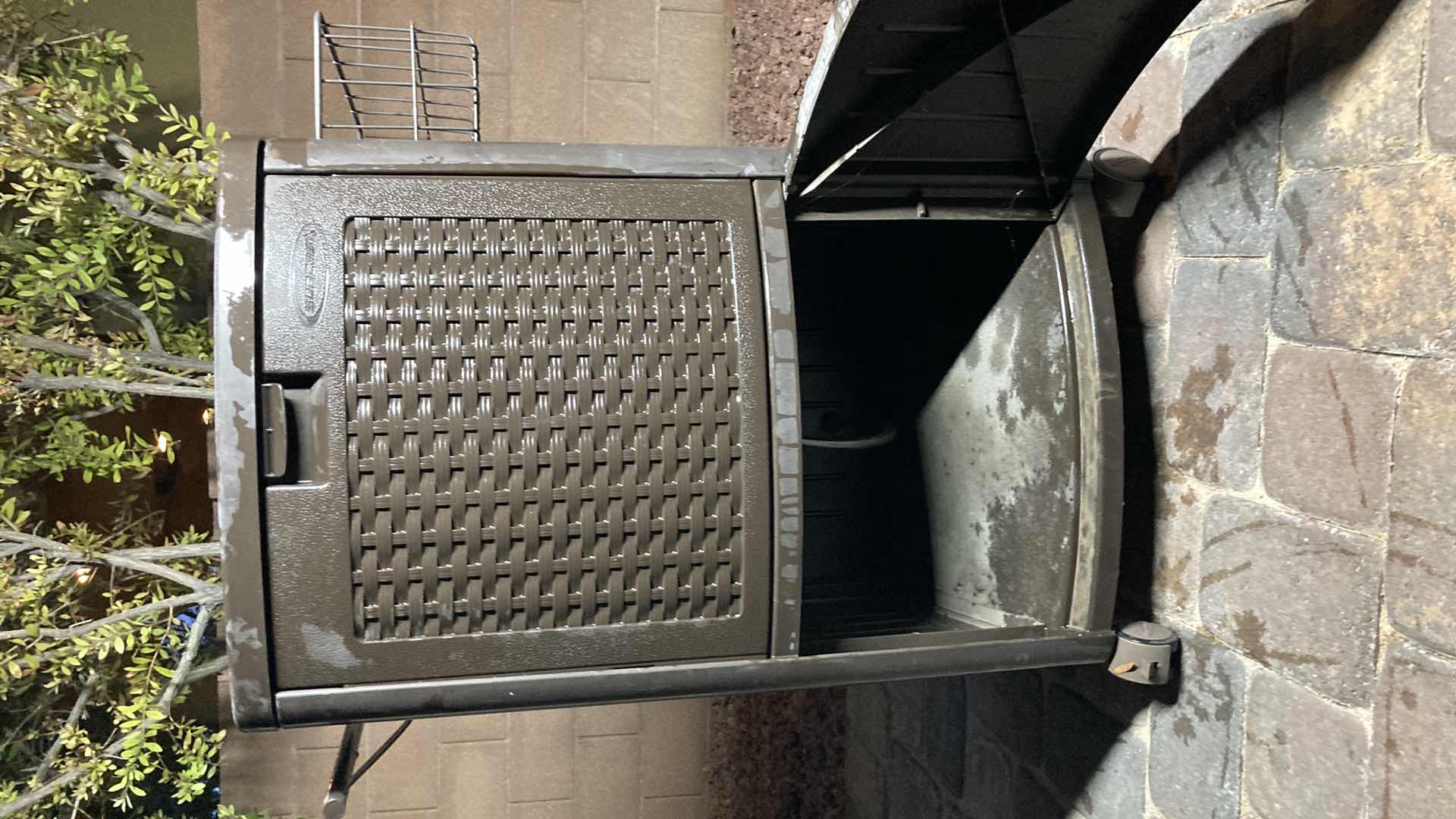 Photo 1 of SUNCAST WICKER FINISH PORTABLE COOLER CART 28” X 22” H34”