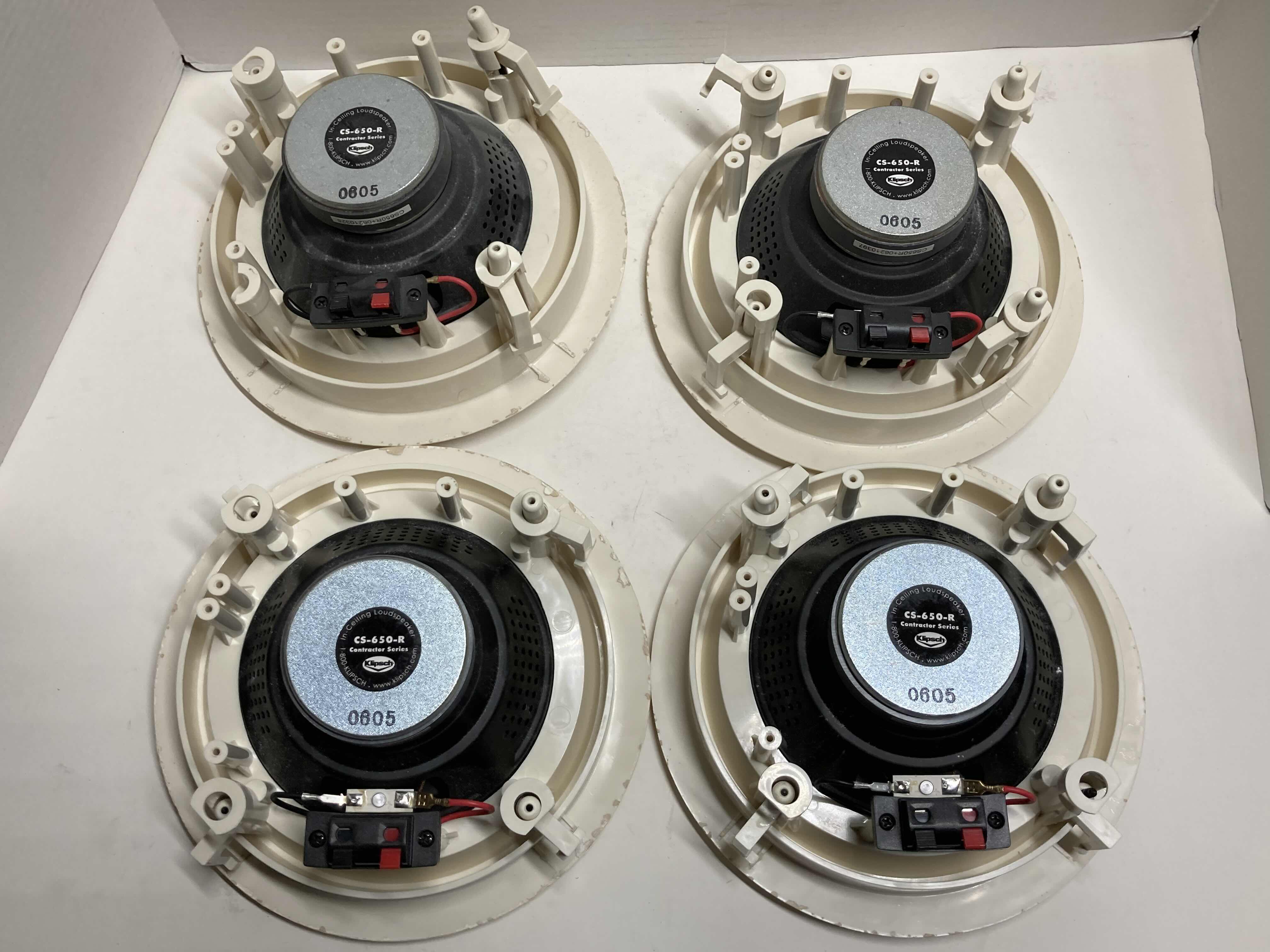 Photo 1 of KLIPSCH HOME IN-CEILING LOUD SPEAKERS MODEL CS-650-R (4)