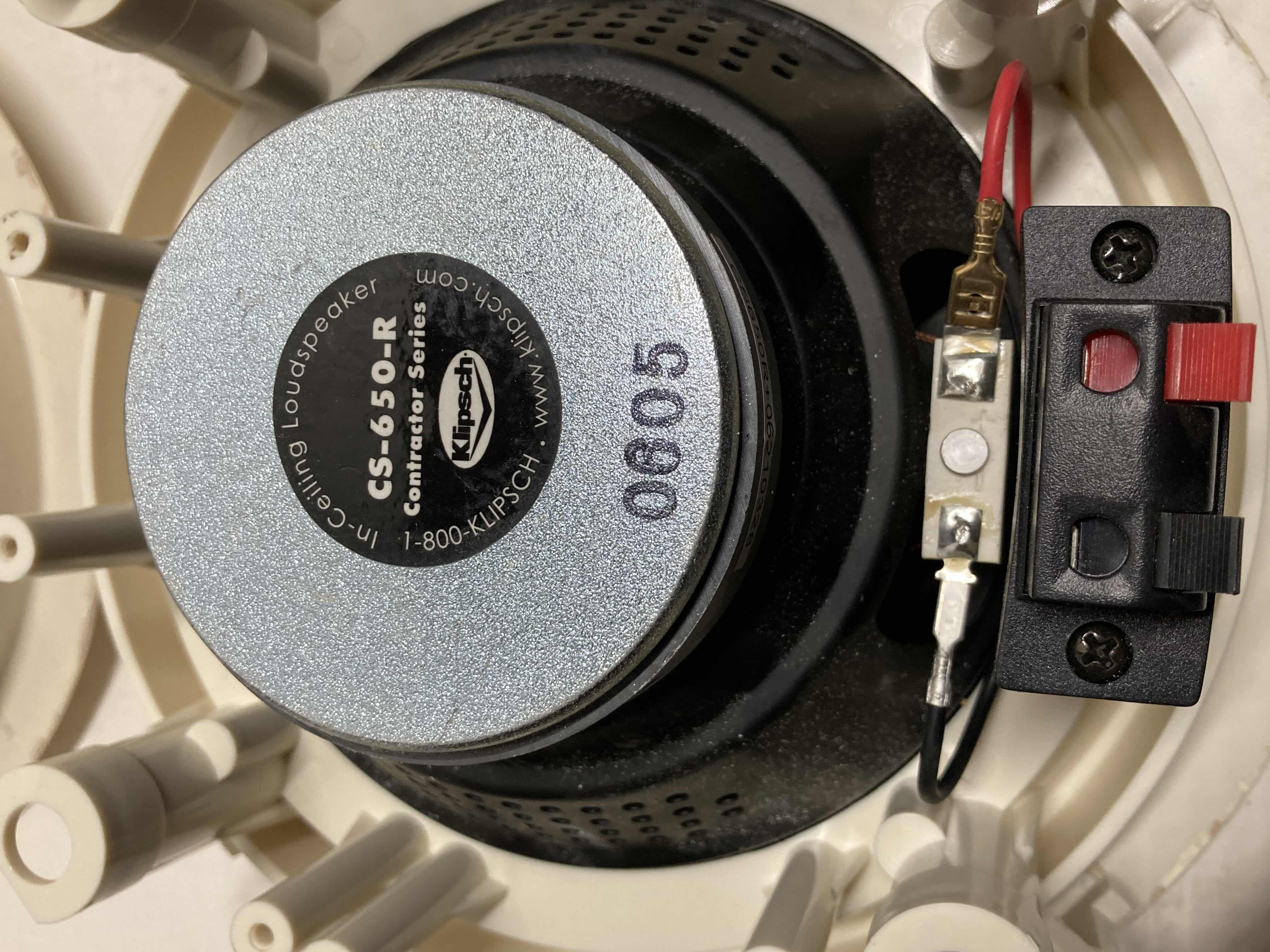 Photo 1 of KLIPSCH HOME IN-CEILING LOUD SPEAKERS MODEL CS-650-R (4)