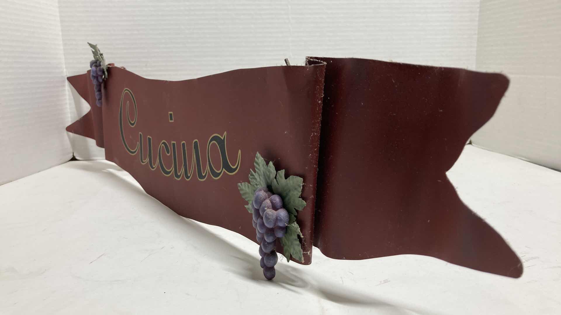 Photo 1 of MICHAEL ALAN CICINA TIN DECORATIVE SIGN 24” X 6”