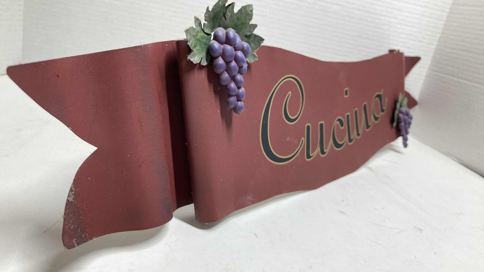 Photo 1 of MICHAEL ALAN CICINA TIN DECORATIVE SIGN 24” X 6”