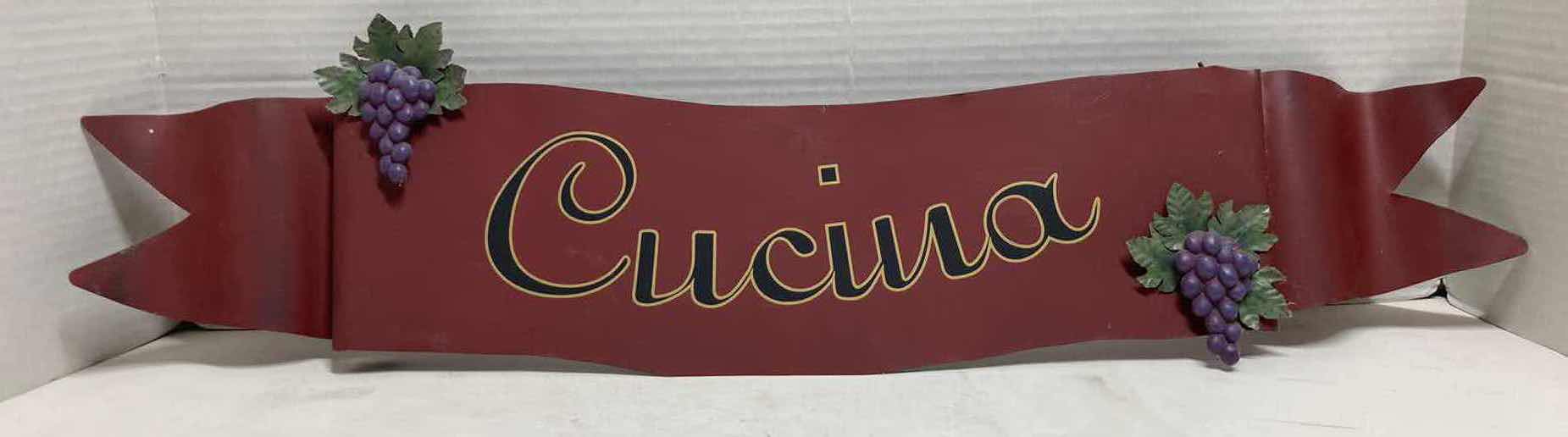 Photo 1 of MICHAEL ALAN CICINA TIN DECORATIVE SIGN 24” X 6”