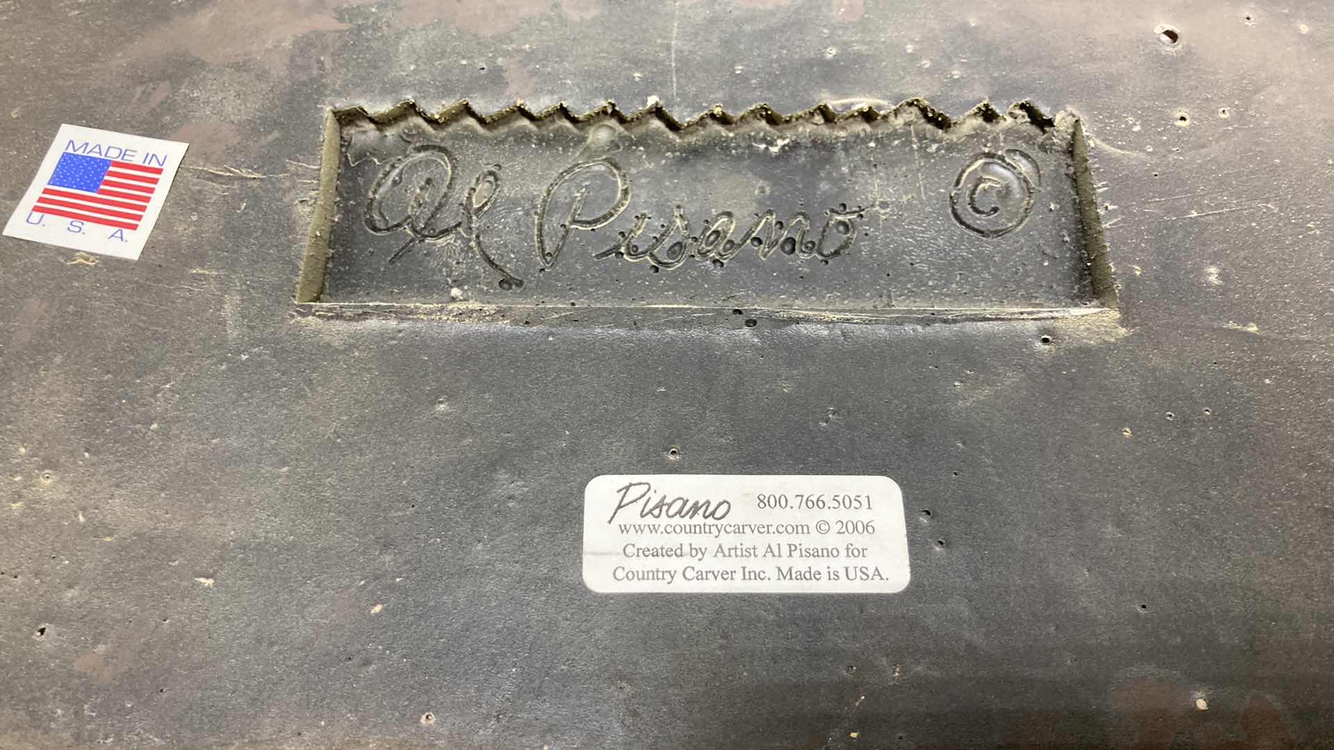 Photo 1 of COUNTRY CARVER HAND CARVED WOOD BILLARD PARLOR SIGNED BY AL PISANO