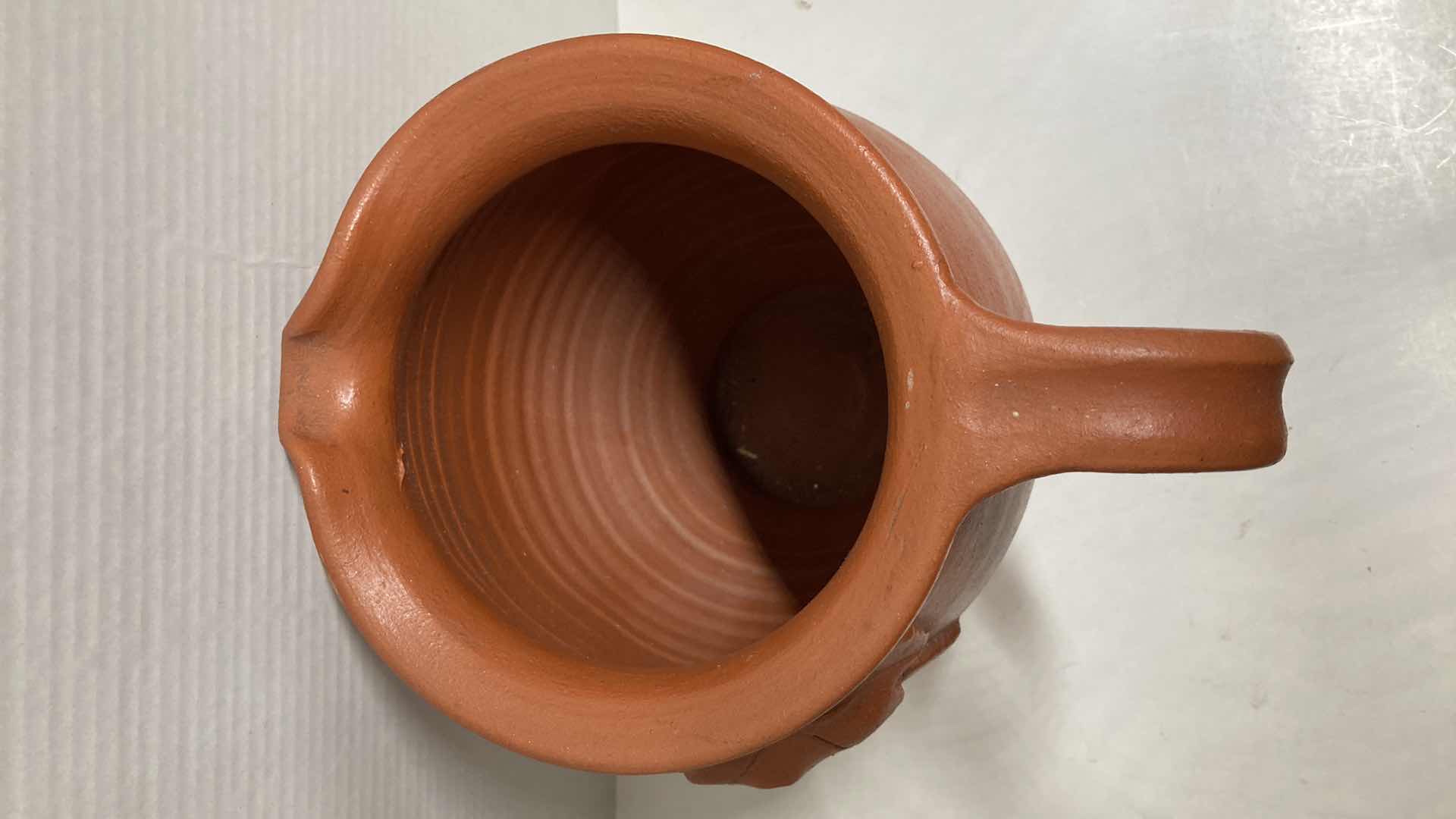 Photo 1 of GRAPEVINE DECORATIVE CLAY PITCHER 10” X 8” H10.5”