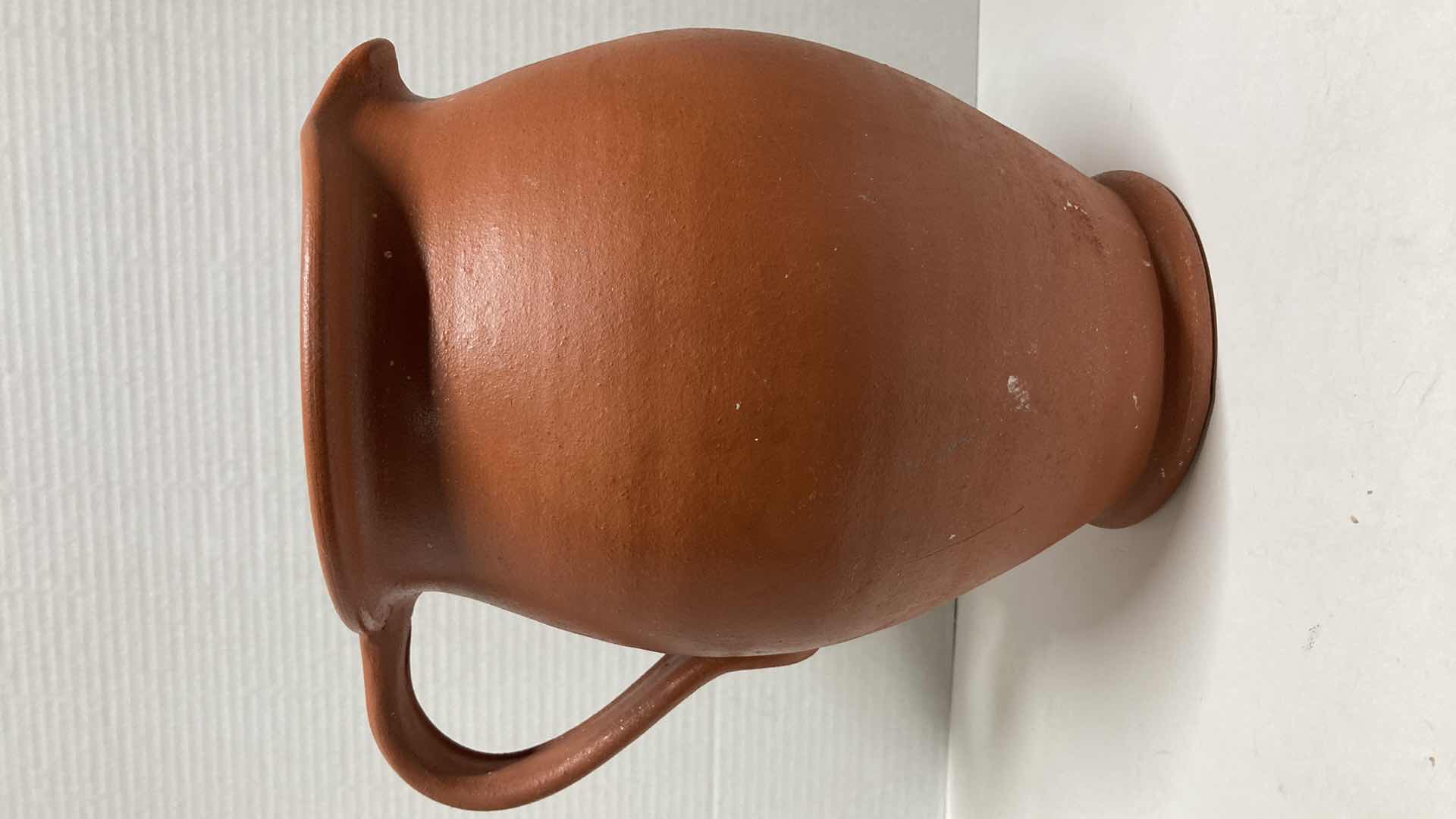 Photo 1 of GRAPEVINE DECORATIVE CLAY PITCHER 10” X 8” H10.5”