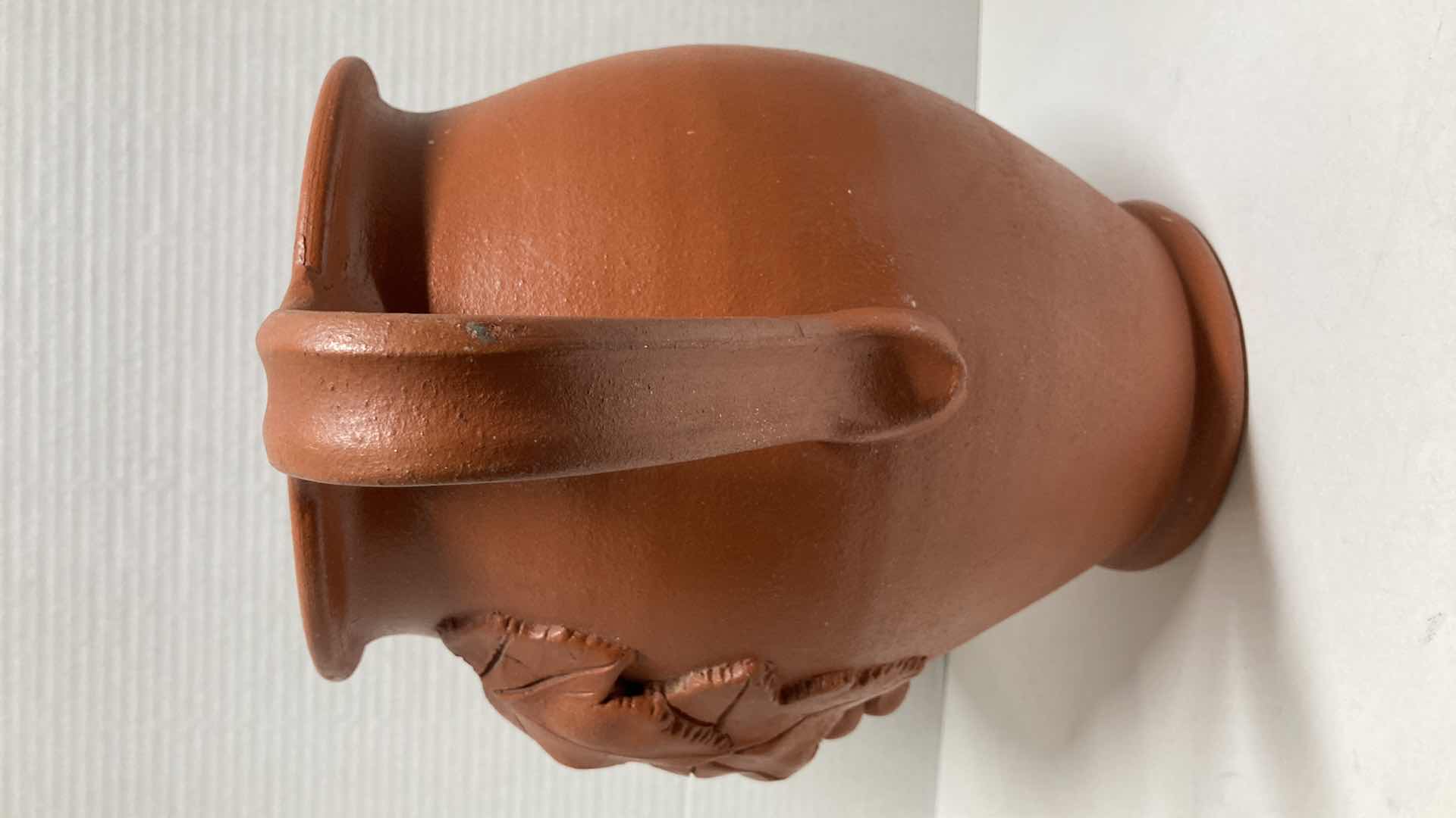 Photo 1 of GRAPEVINE DECORATIVE CLAY PITCHER 10” X 8” H10.5”