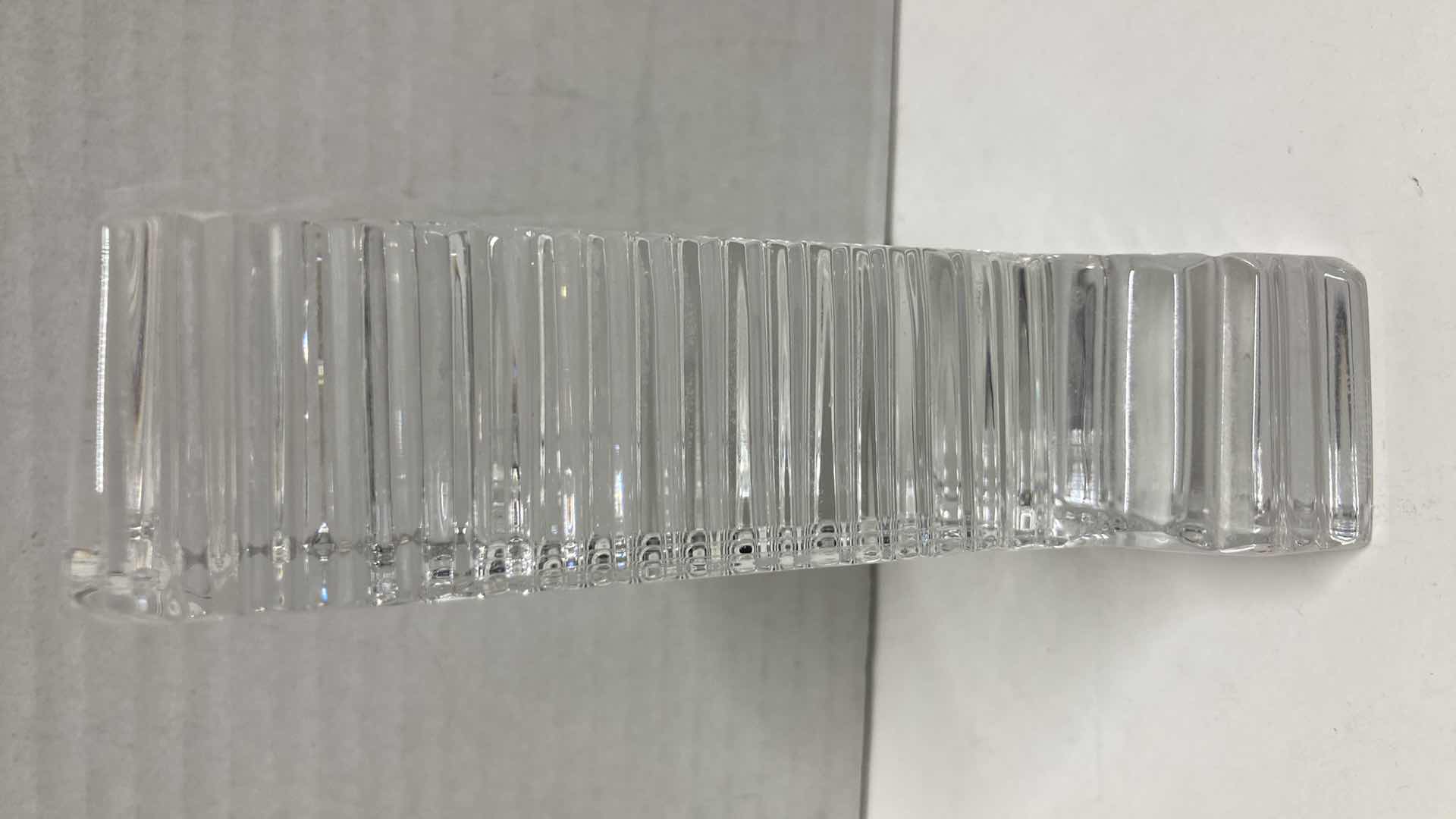 Photo 1 of NUMBER 1 CLEAR GLASS DECOR 2.25” X 1.25” H5”
