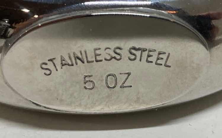 Photo 1 of EAGLE DUAL SIDED HOLOGRAM STAINLESS STEEL 5OZ FLASK