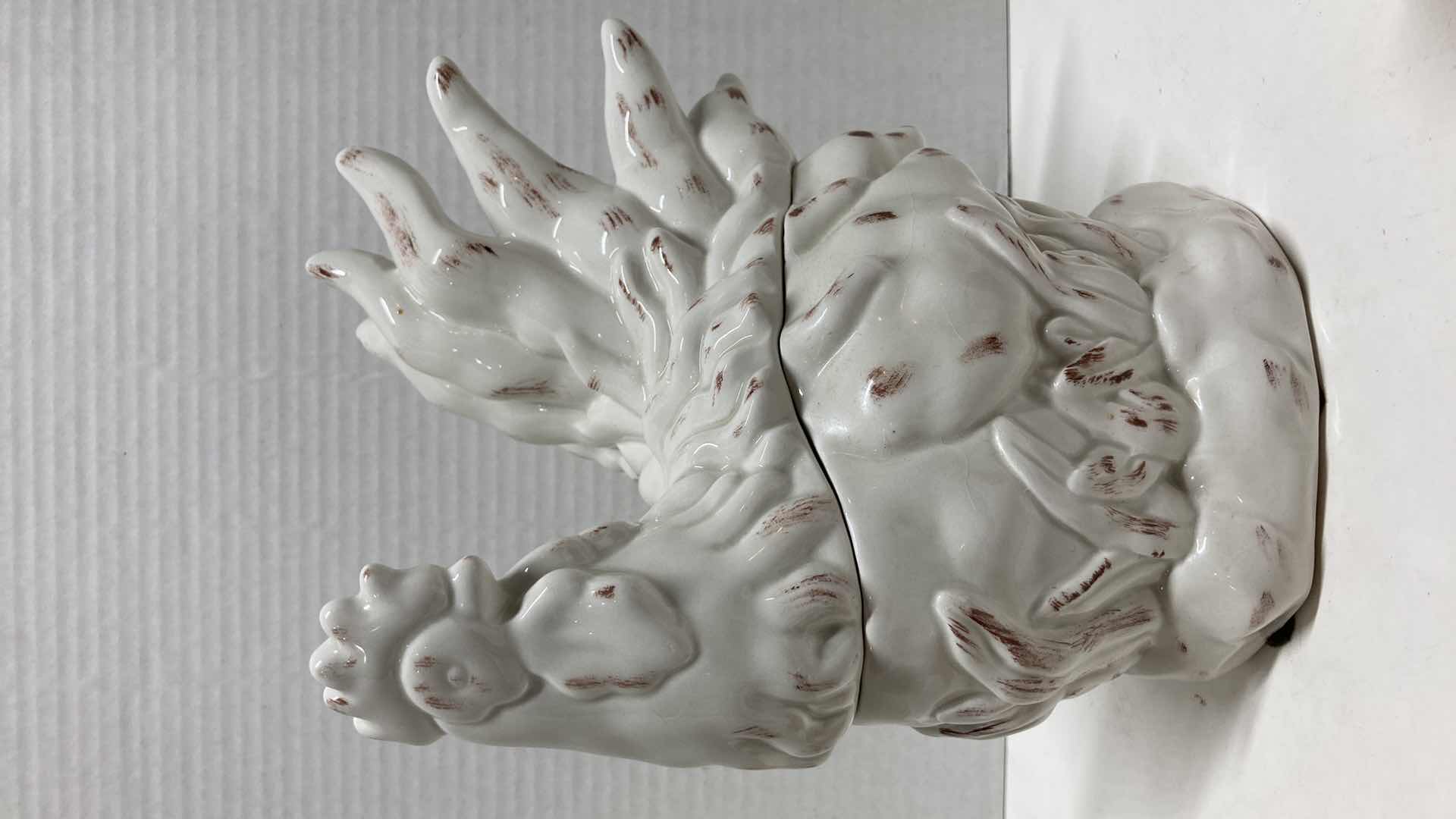 Photo 1 of ROOSTER SALT & PEPPER SHAKERS W ROOSTER CERAMIC JAR 7” X 6” H9”