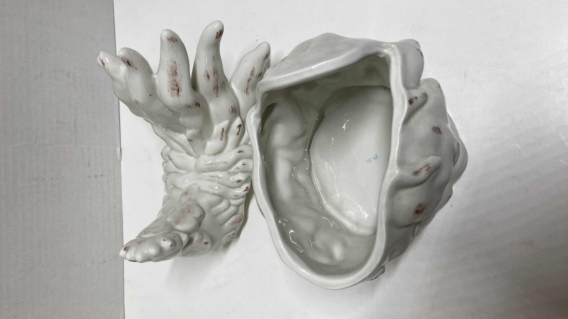 Photo 1 of ROOSTER SALT & PEPPER SHAKERS W ROOSTER CERAMIC JAR 7” X 6” H9”