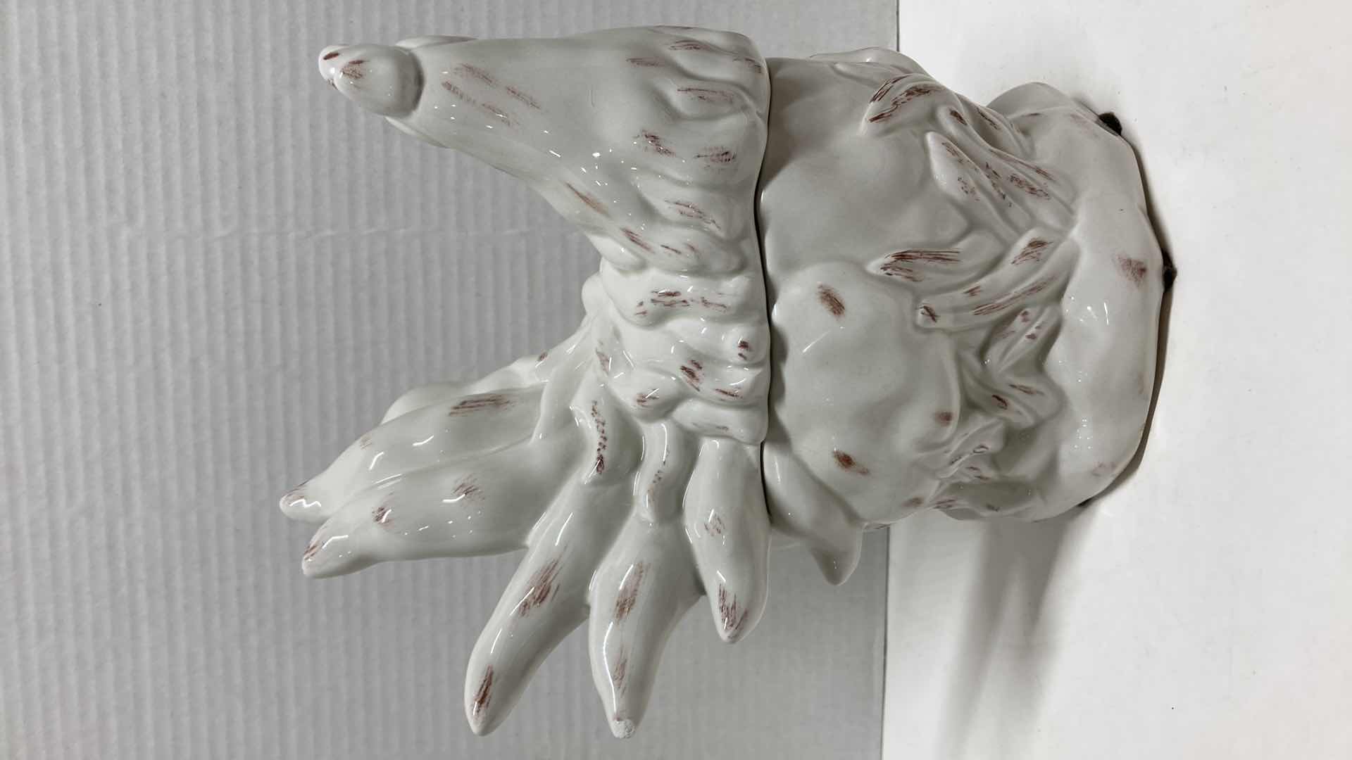 Photo 1 of ROOSTER SALT & PEPPER SHAKERS W ROOSTER CERAMIC JAR 7” X 6” H9”