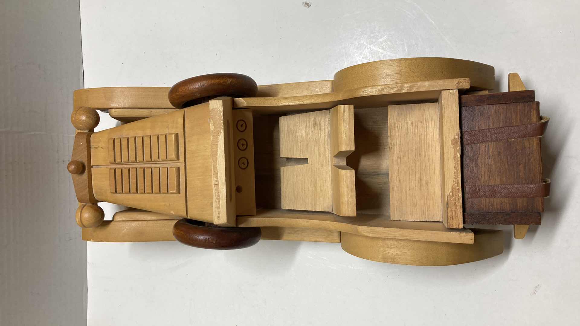 Photo 1 of EARLY-CENTURY STYLE WOOD AUTOMOBILE DECOR 15” X 5” H5”