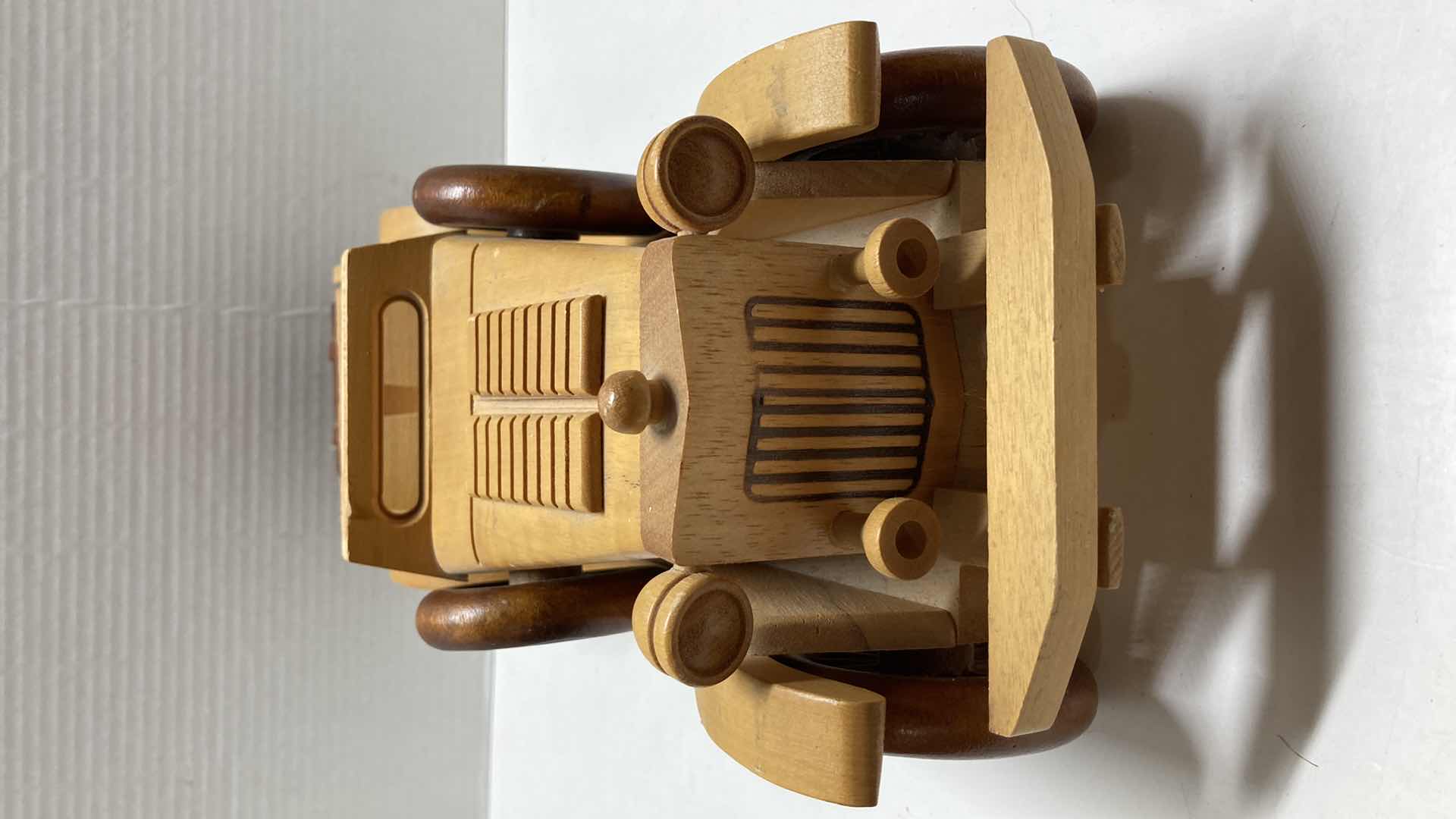 Photo 1 of EARLY-CENTURY STYLE WOOD AUTOMOBILE DECOR 15” X 5” H5”