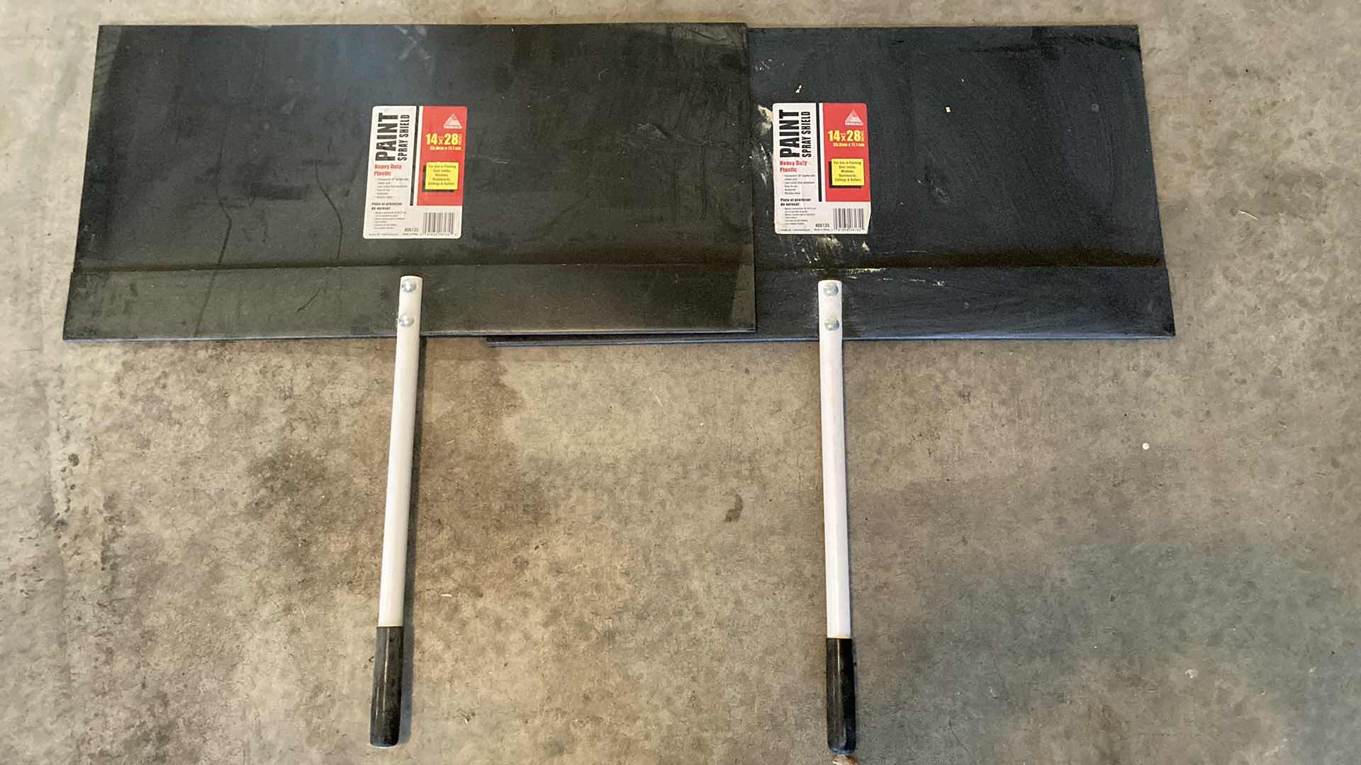 Photo 1 of TRIMACO HEAVY-DUTY PLASTIC PAINT SPRAY SHIELD 14” X 28”