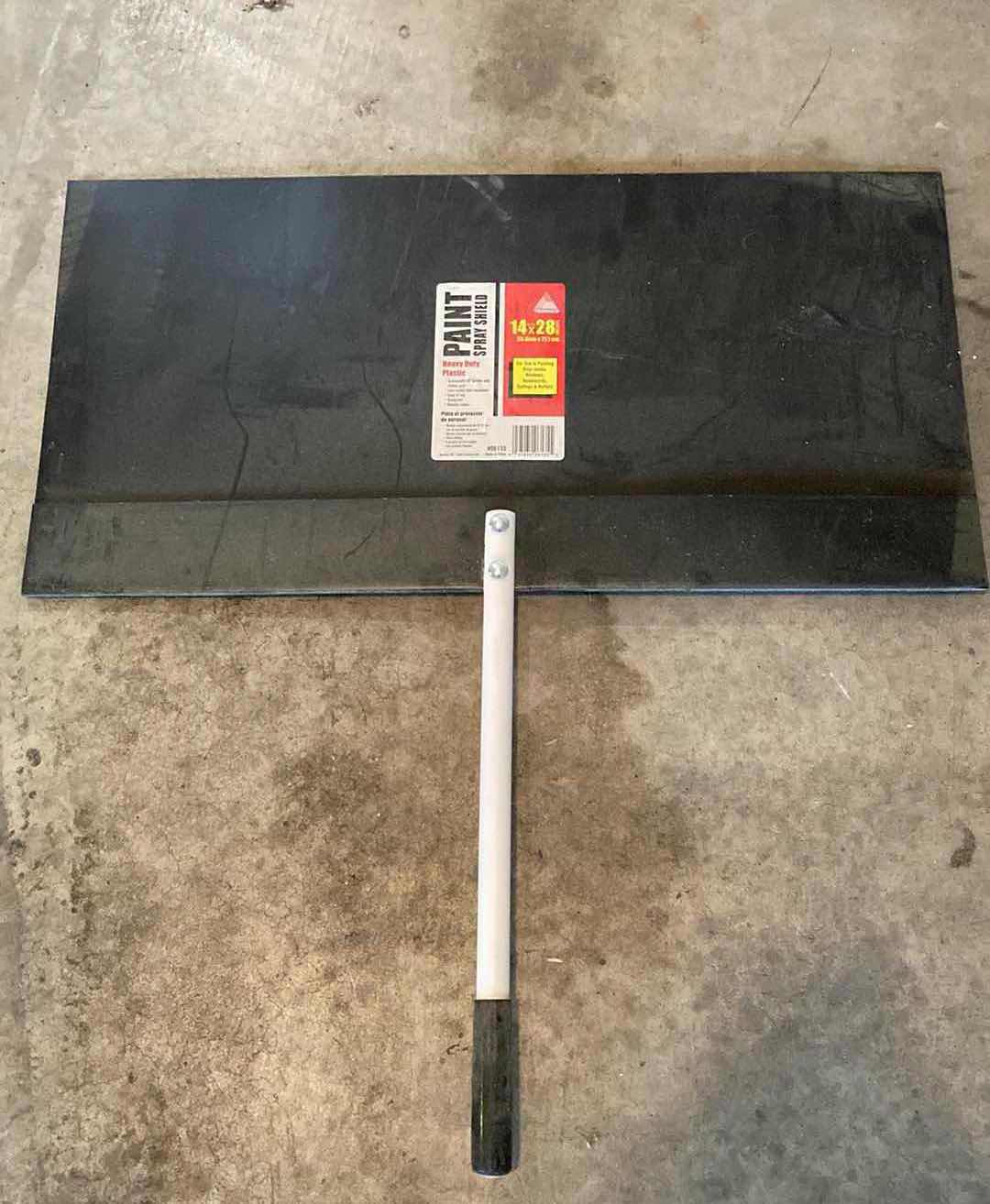 Photo 2 of TRIMACO HEAVY-DUTY PLASTIC PAINT SPRAY SHIELD 14” X 28”