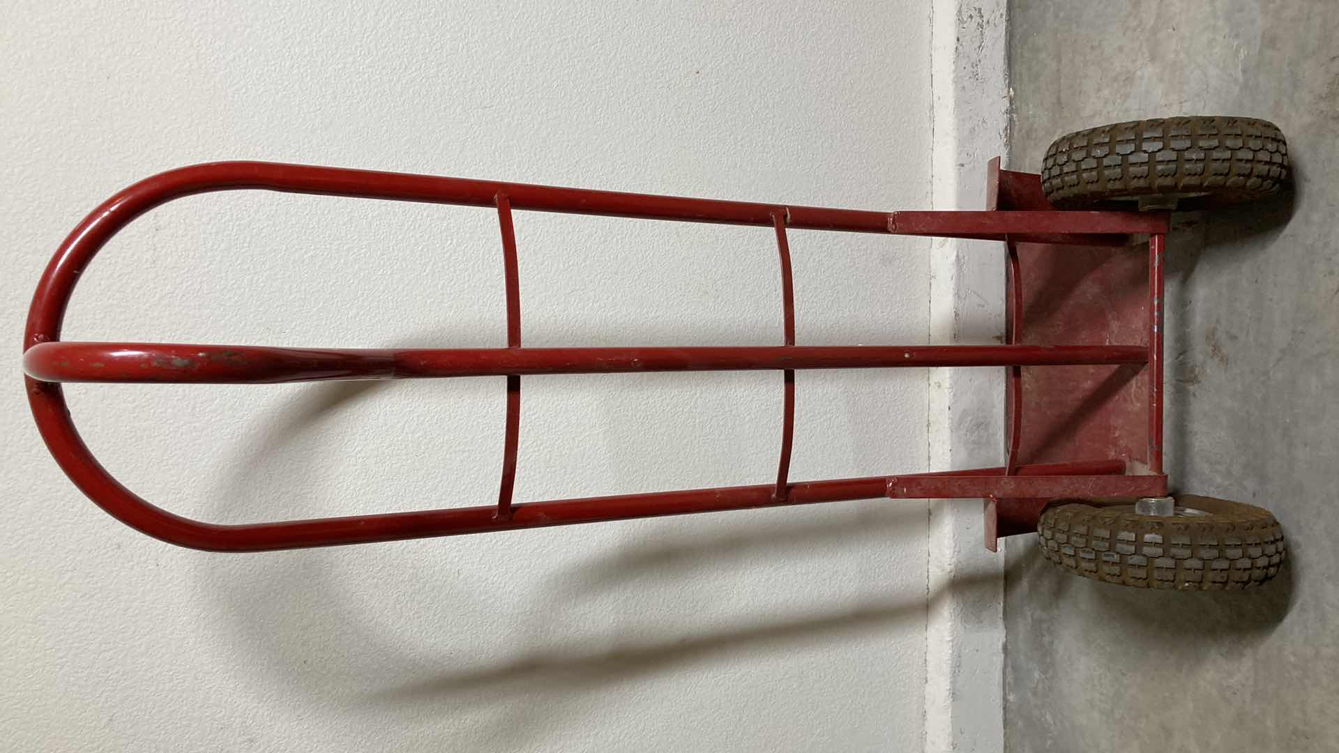 Photo 1 of STEEL RED HAND-TRUCK DOLLY 300LB TIRE CAP 20”  X 19” H50”